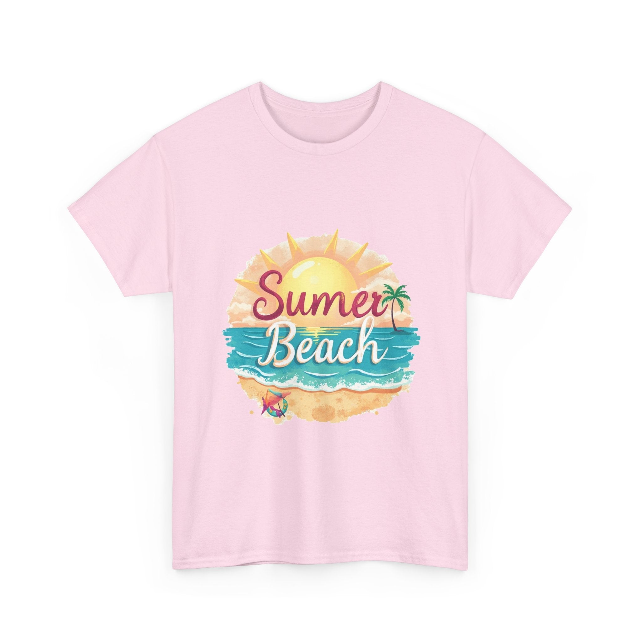 Retro Tropical Sunset Graphic T-Shirt