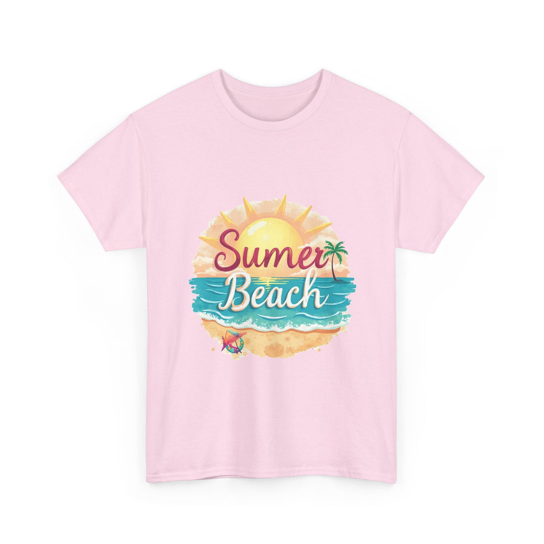 Retro Tropical Sunset Graphic T-Shirt