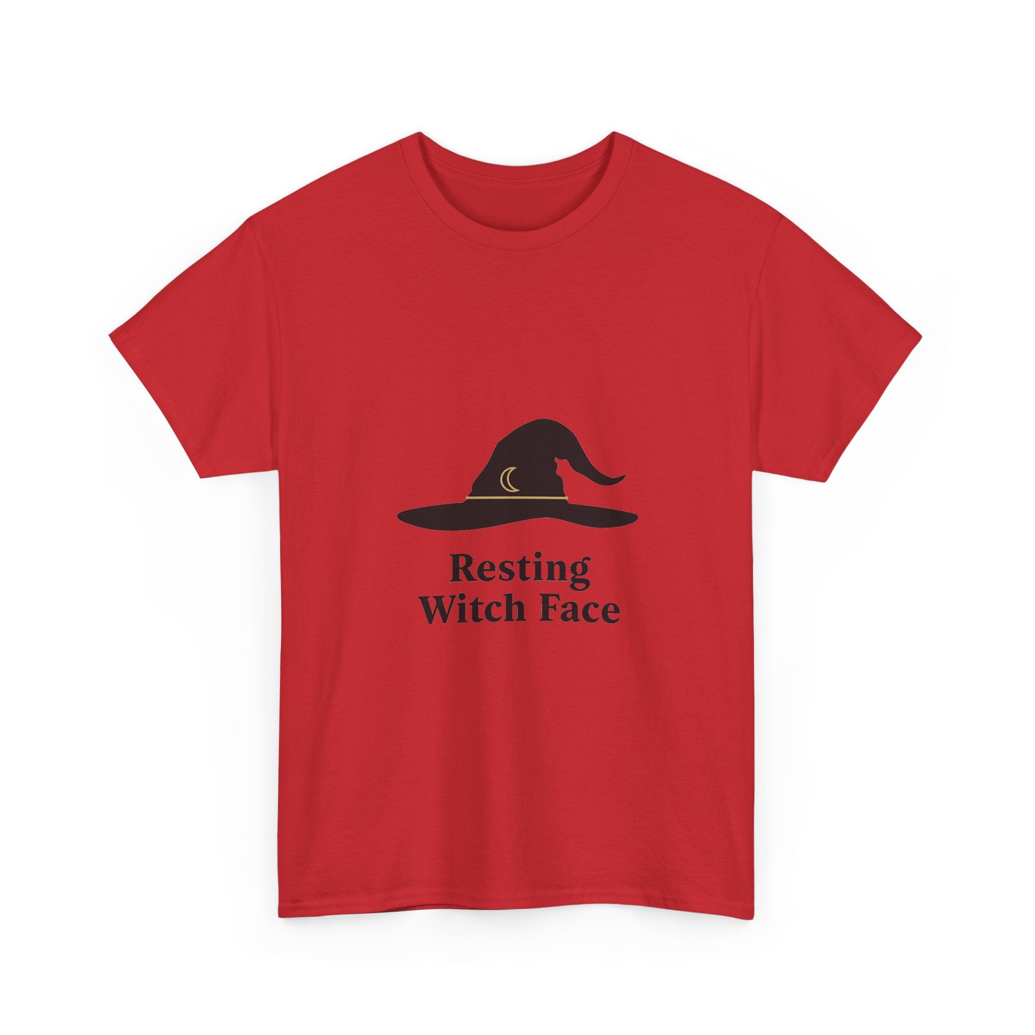 "Resting Witch Face" Witch Hat Funny Halloween T-Shirt