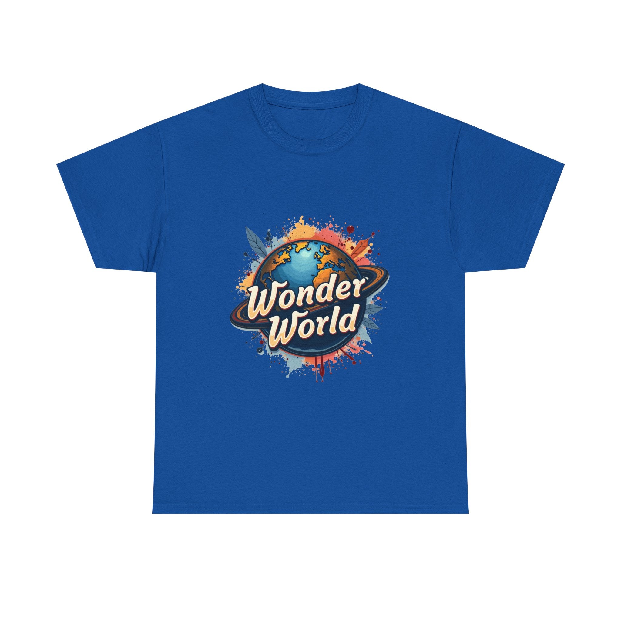 Wonder World Retro Earth Logo T-Shirt