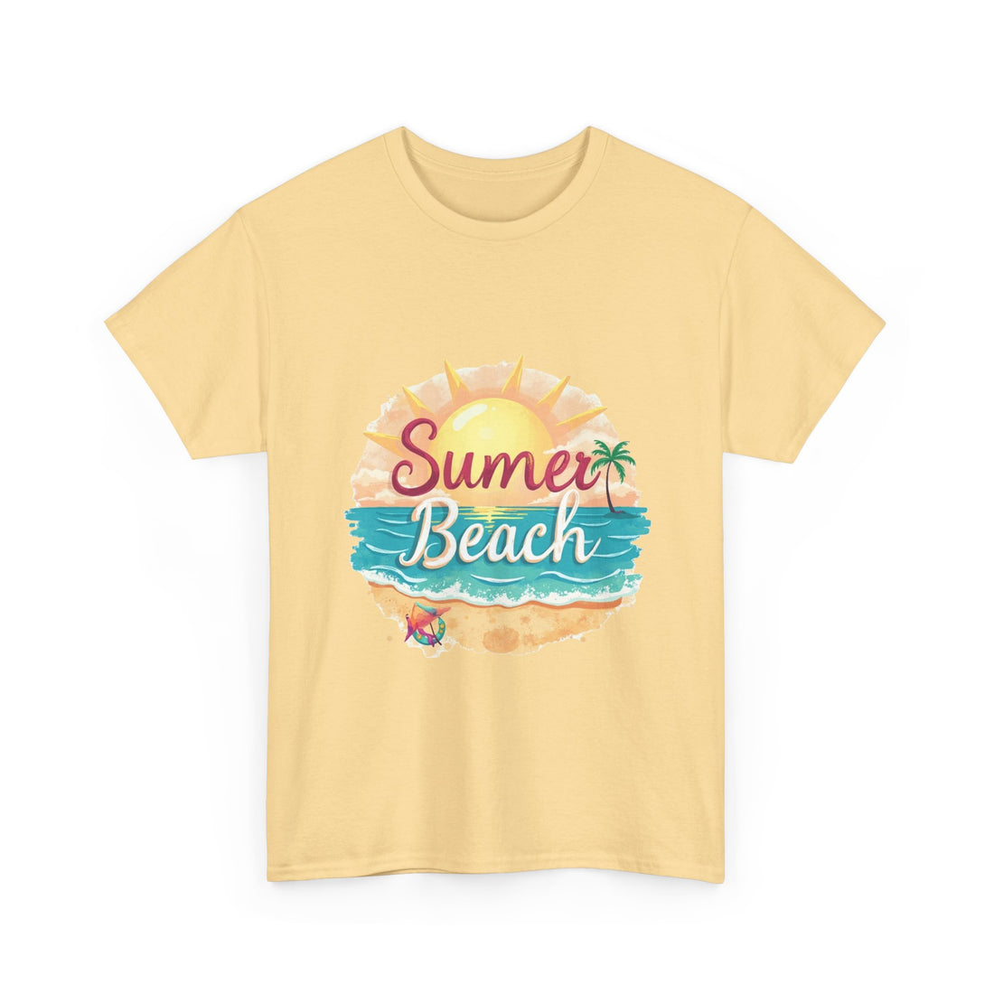 Retro Tropical Sunset Graphic T-Shirt