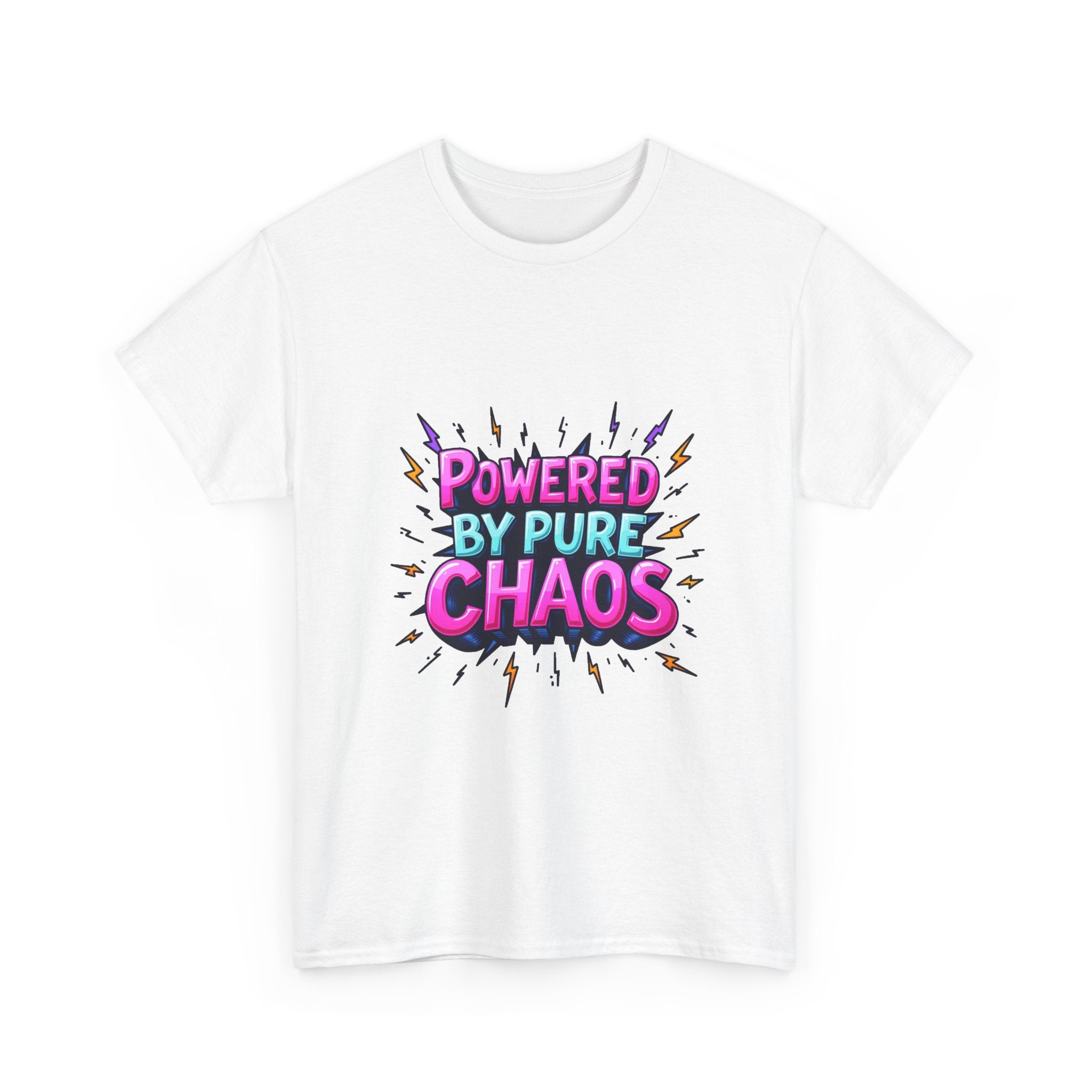 'Powered By Pure Chaos' Graphic T-Shirt