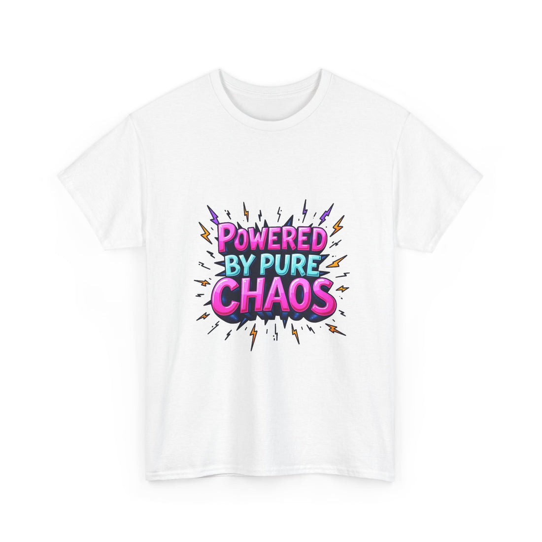 'Powered By Pure Chaos' Graphic T-Shirt