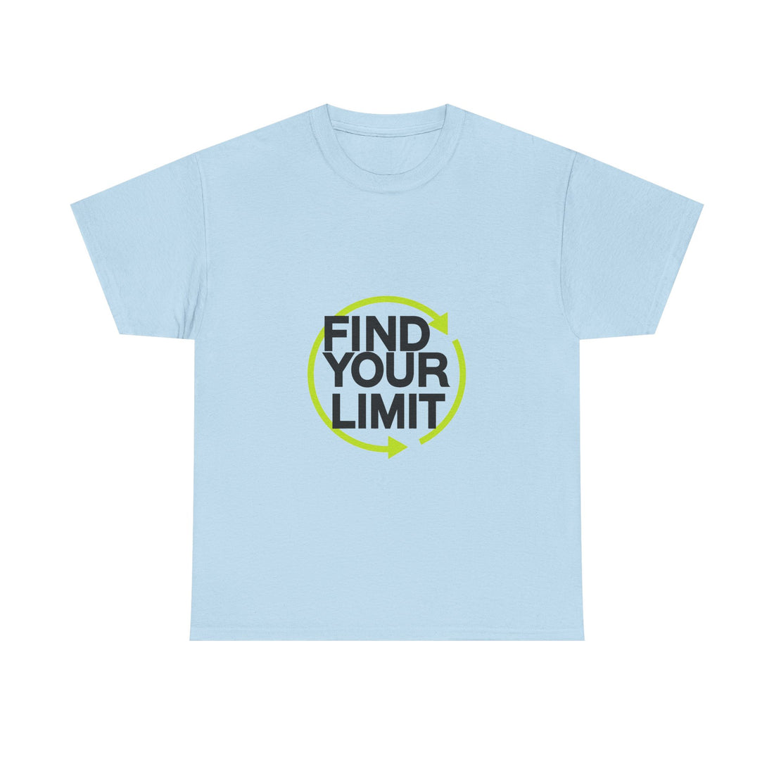Find Your Limit Graphic Fitness T‑Shirt