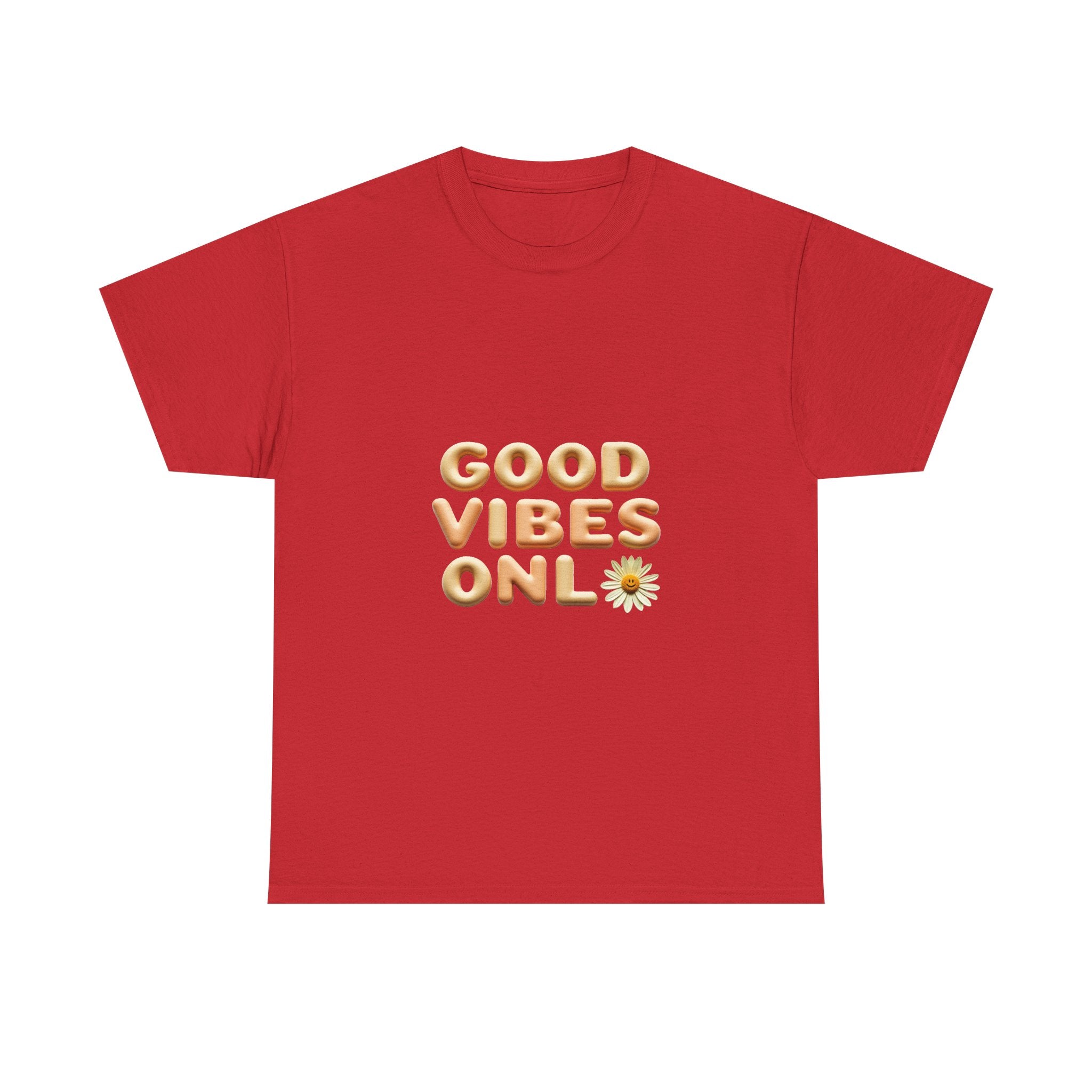 'Good Vibes Only' Cute Daisy Graphic Tee