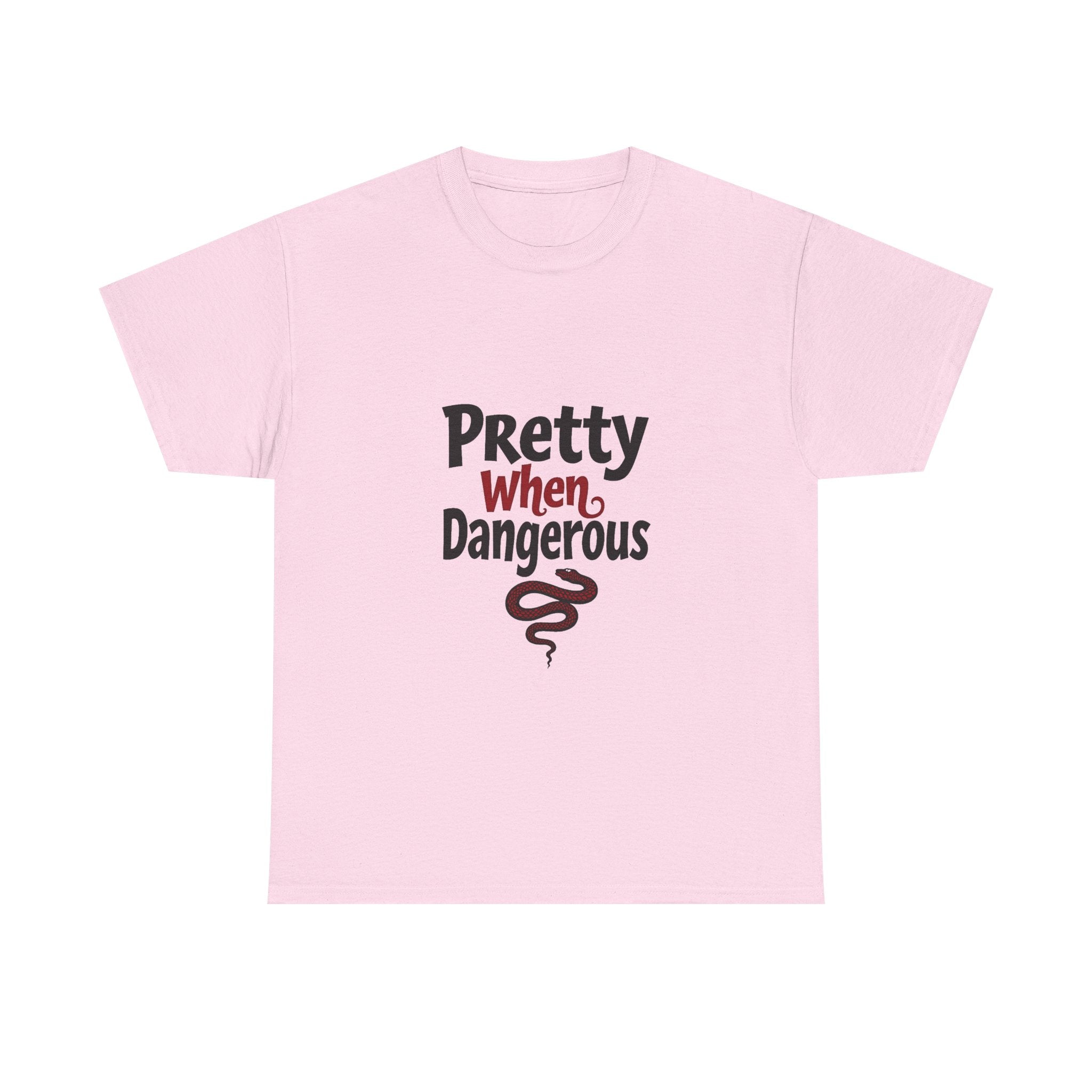 Pretty When Dangerous Retro Snake Graphic T-Shirt