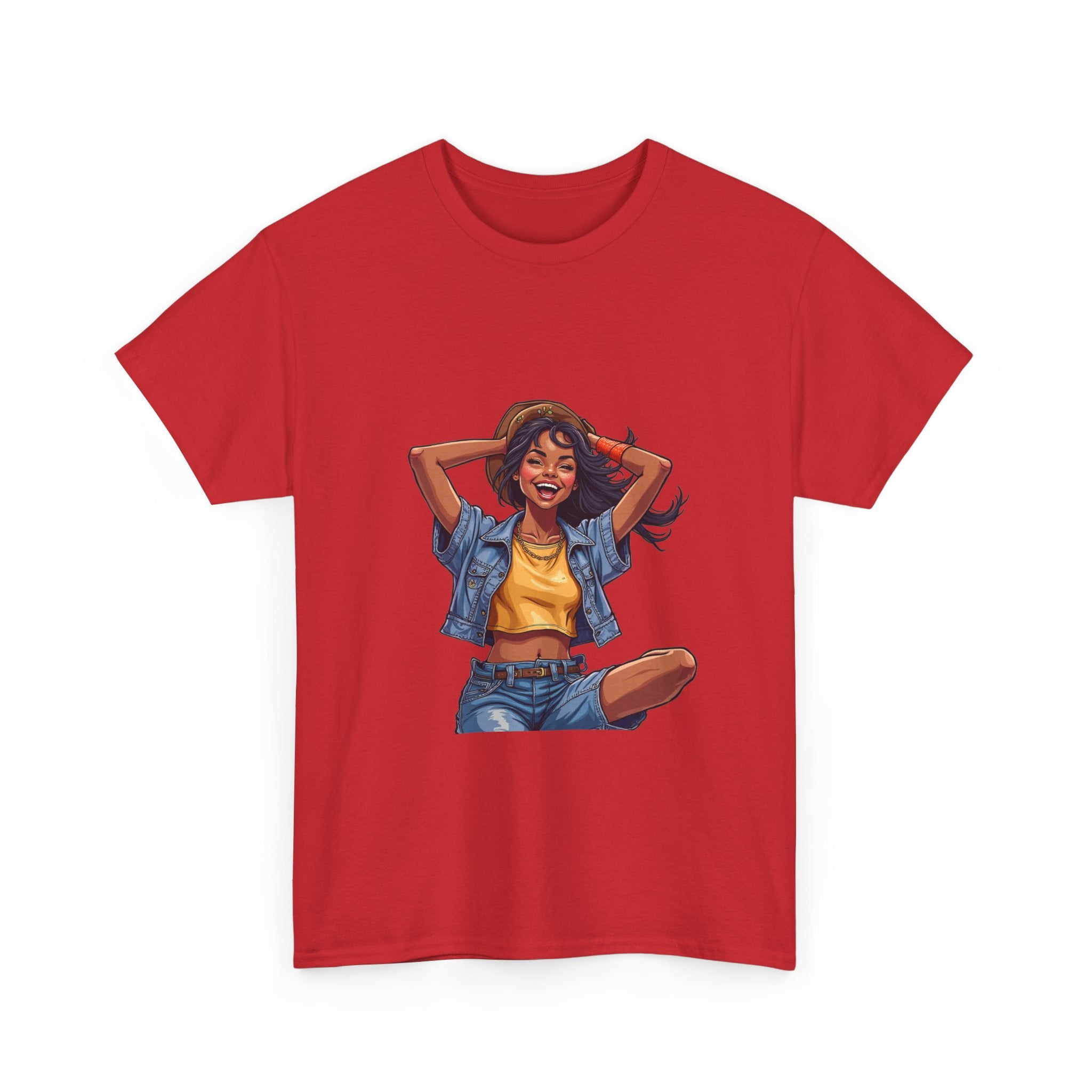Retro Summer Girl Vintage Pinup Woman Graphic T-Shirt