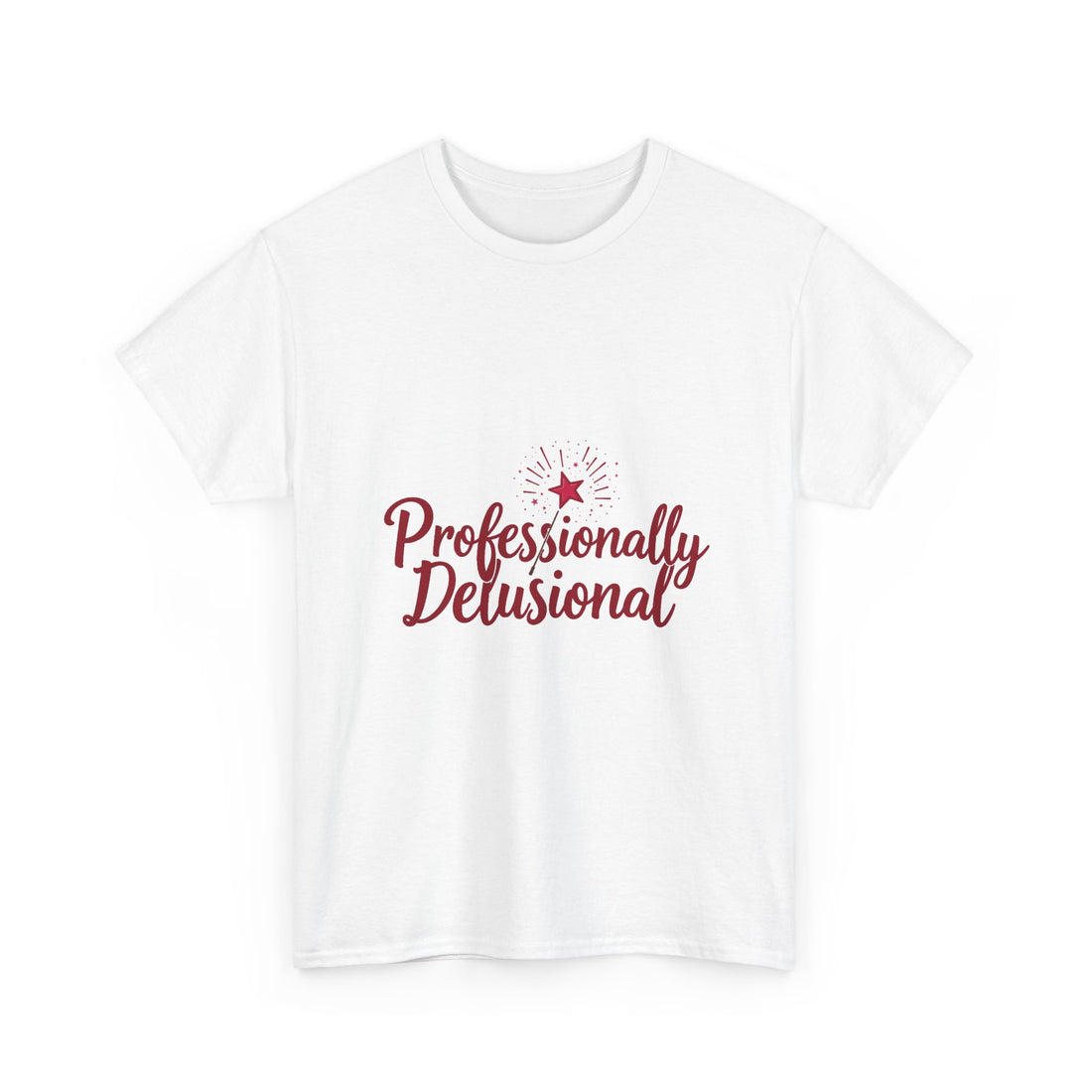 "Professionally Delusional" Script Graphic T-Shirt