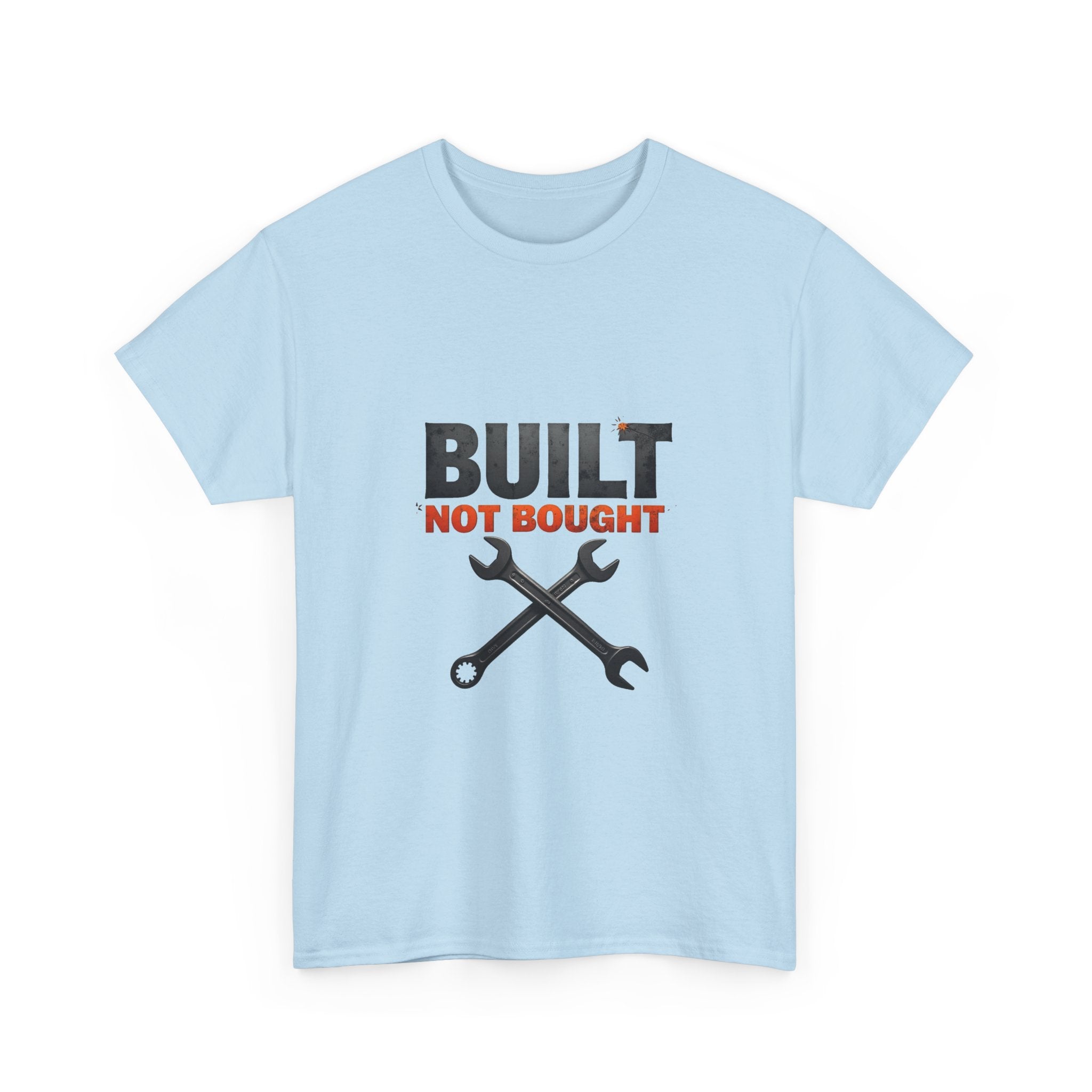 'Built Not Bought' Mechanic & DIY Garage T-Shirt
