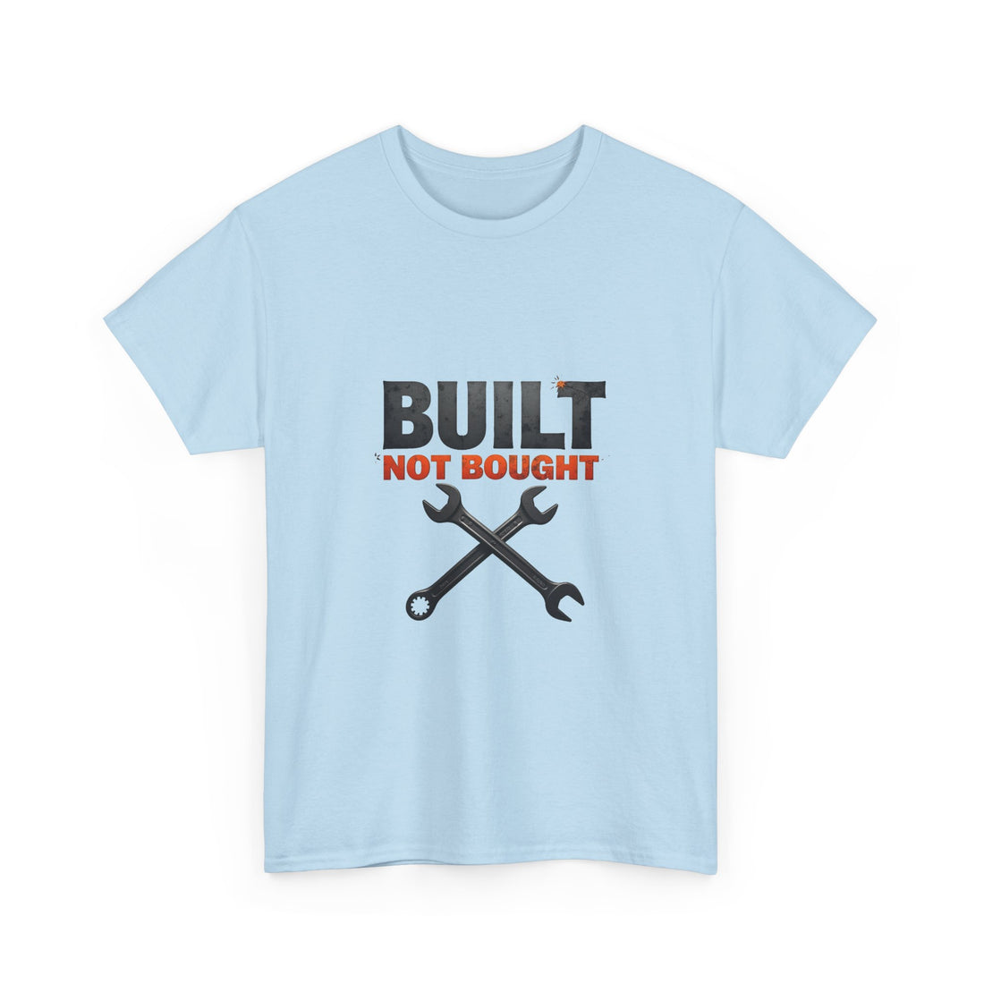 'Built Not Bought' Mechanic & DIY Garage T-Shirt