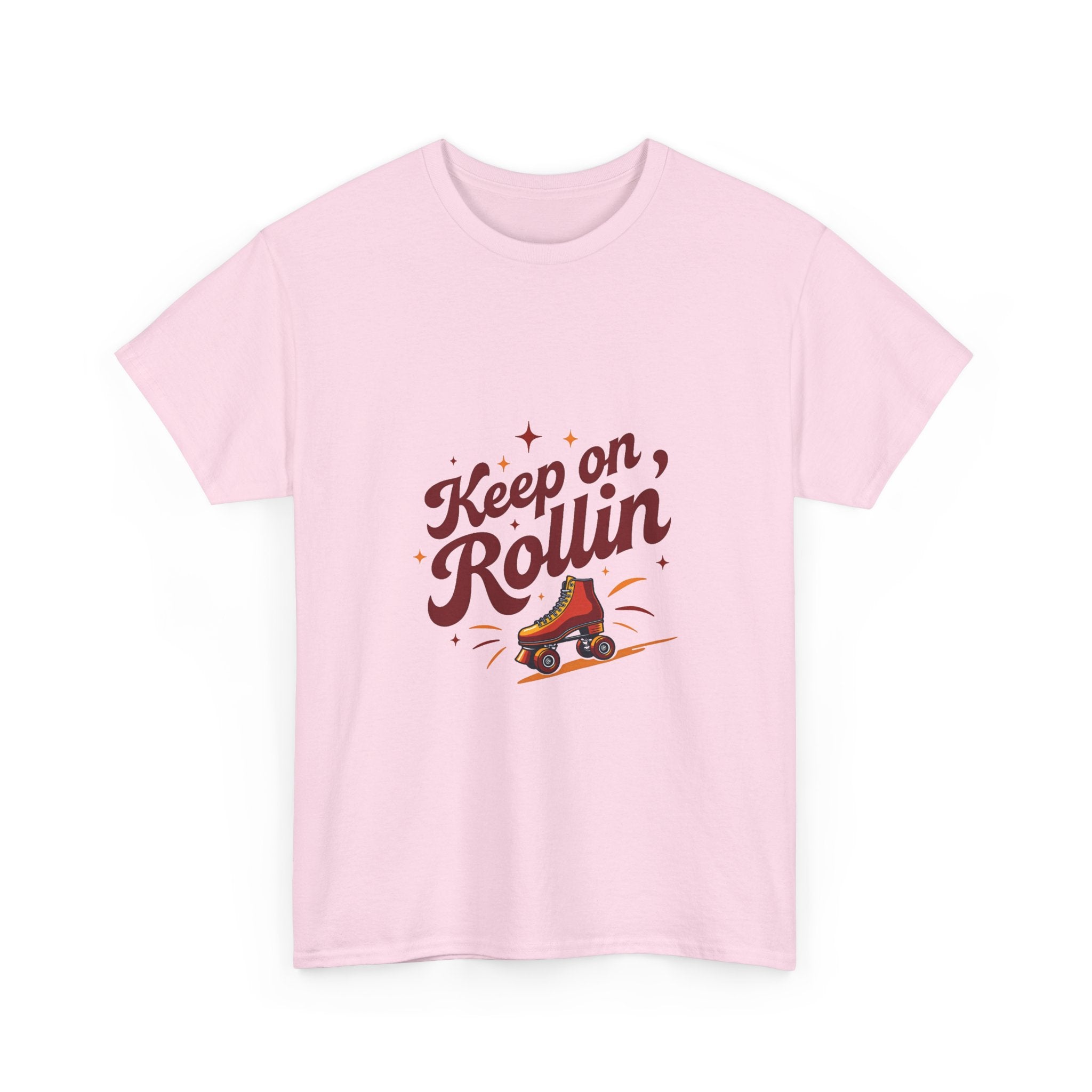 'Keep on Rollin' Tee Retro Roller Skate Graphic T-Shirt