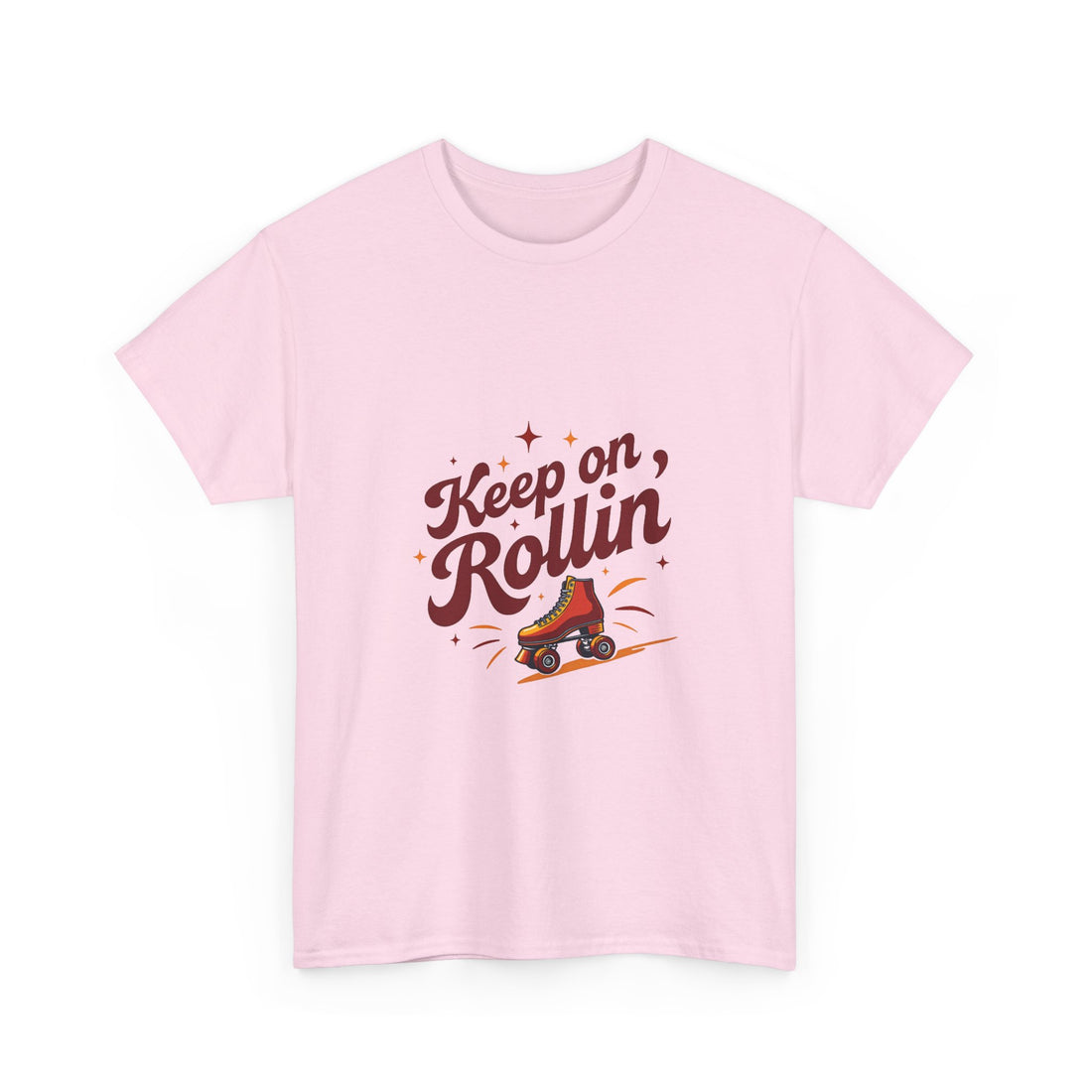 'Keep on Rollin' Tee Retro Roller Skate Graphic T-Shirt
