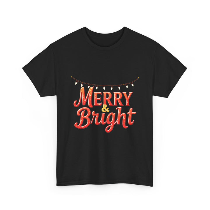 'Merry & Bright' Christmas T-Shirt