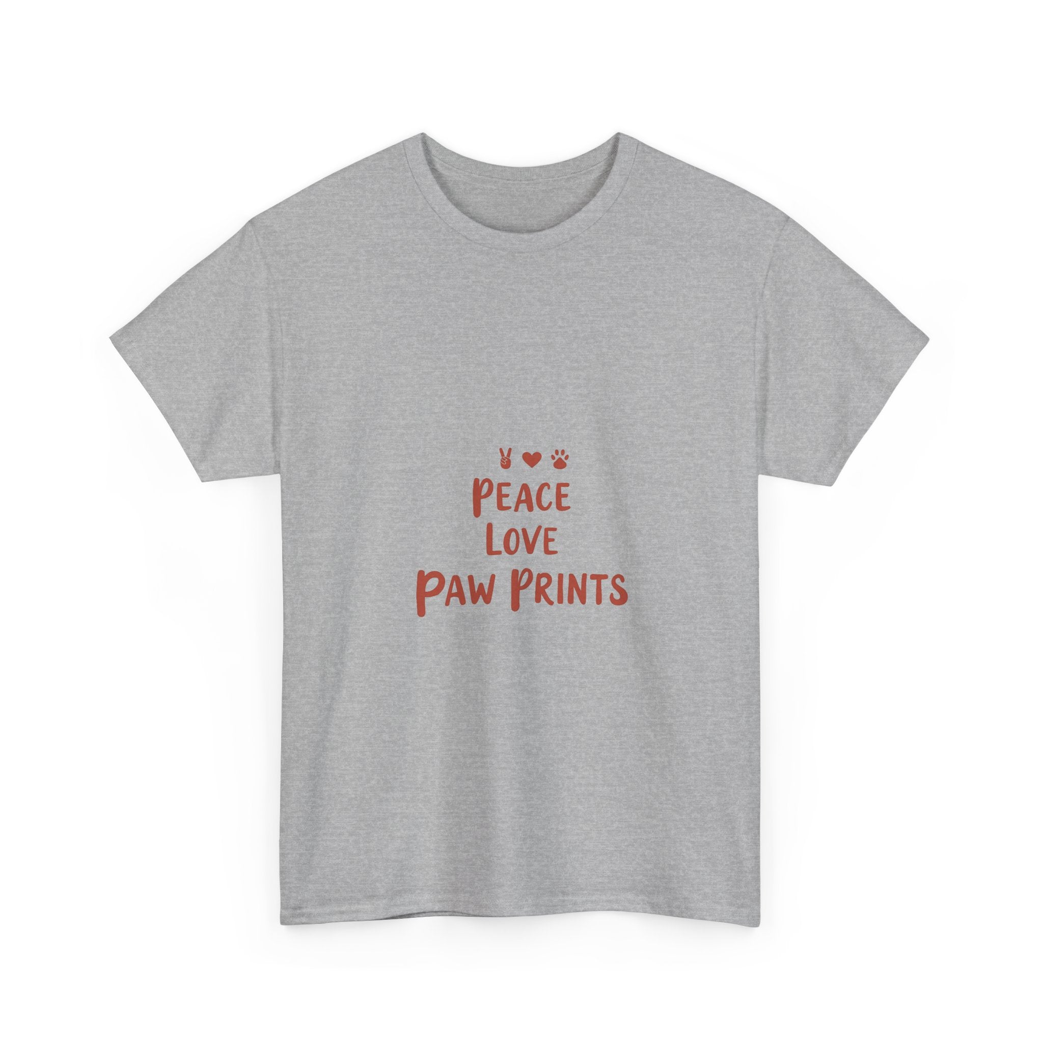 'Peace Love Paw Prints'  Cute Dog Lover T-Shirt