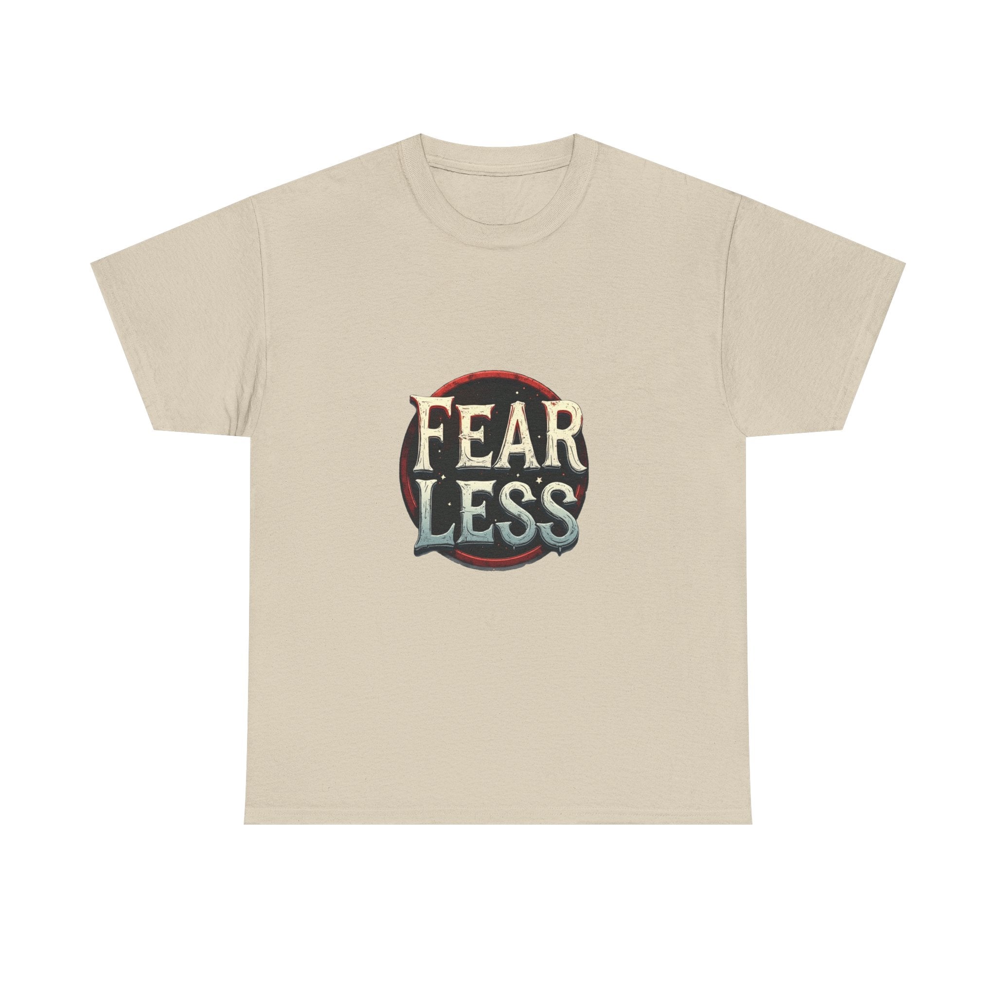 'Fearless Vintage' Graphic Retro Courage Inspirational T-Shirt