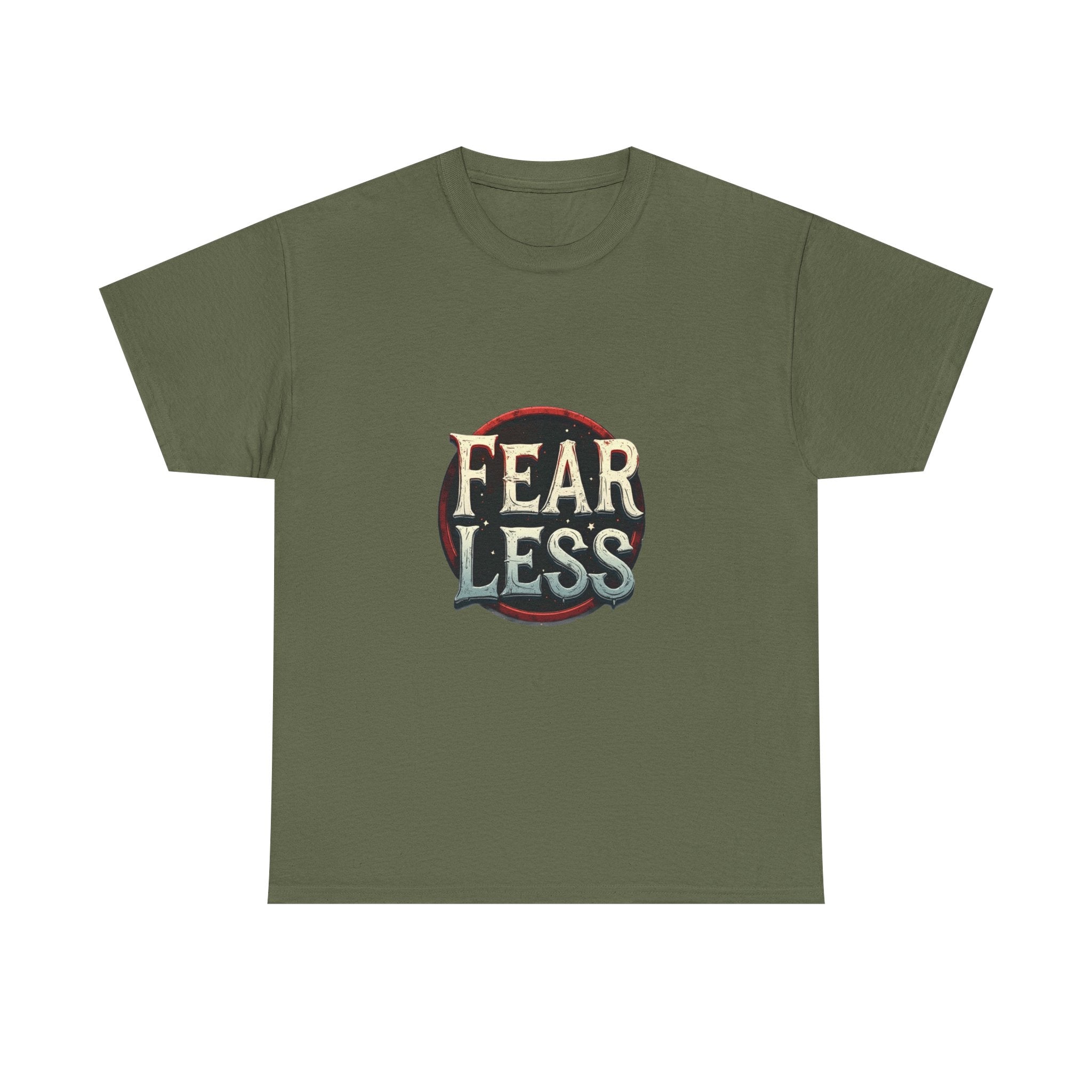 'Fearless Vintage' Graphic Retro Courage Inspirational T-Shirt