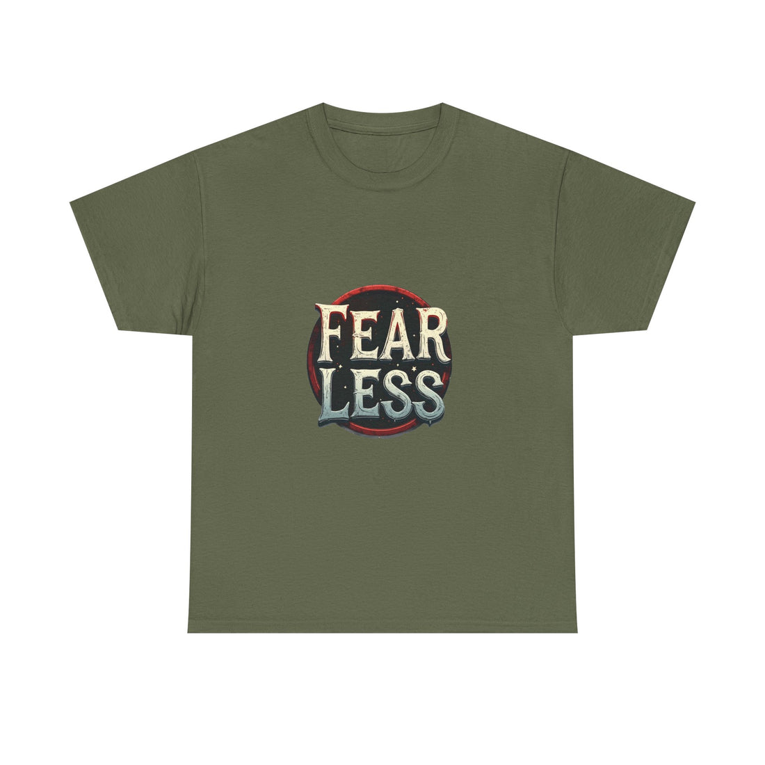'Fearless Vintage' Graphic Retro Courage Inspirational T-Shirt