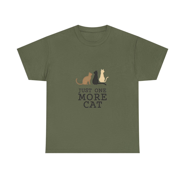 'Just One More Cat' Cute Cat Lover T-Shirt