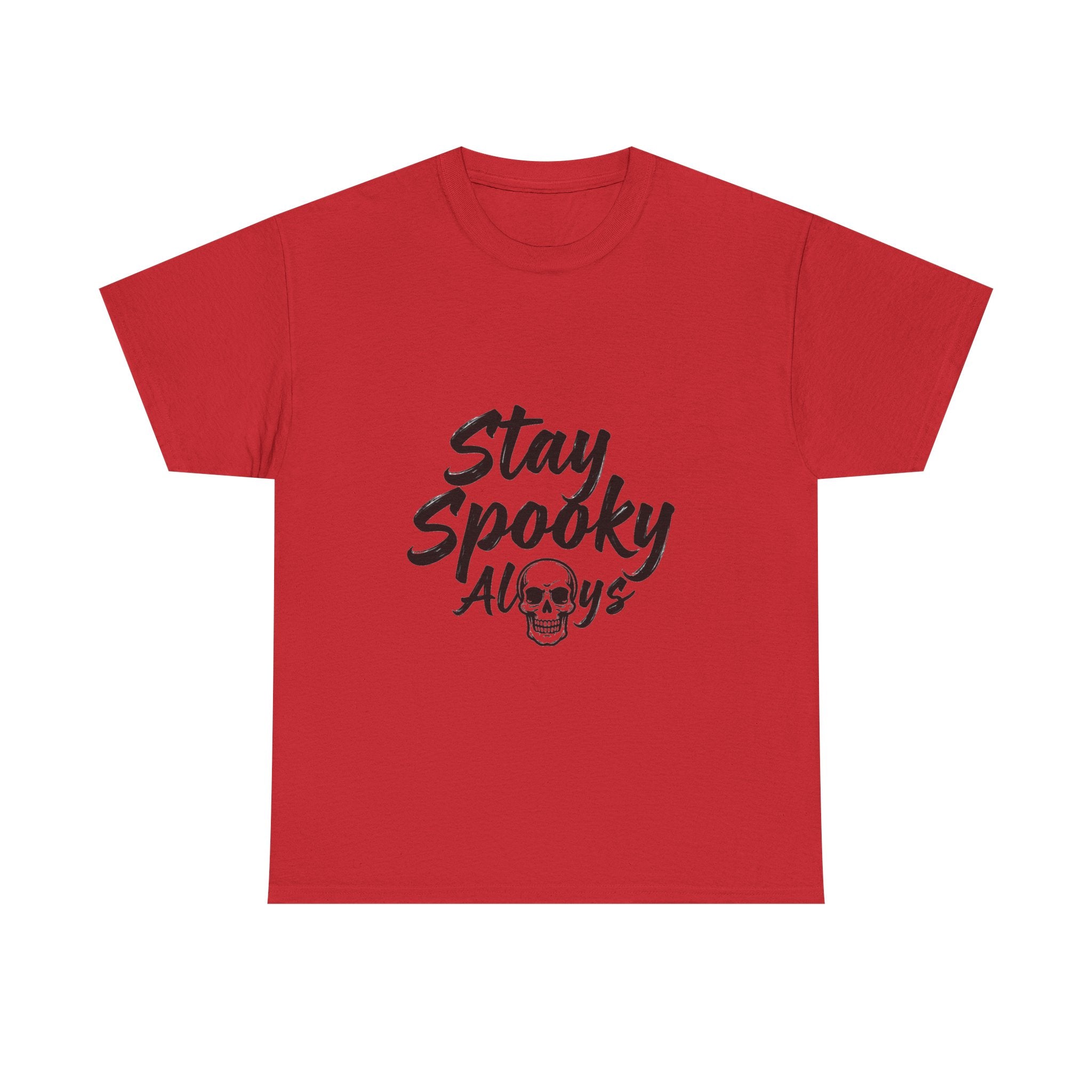 'Stay Spooky Always' Halloween Skull Graphic T-Shirt