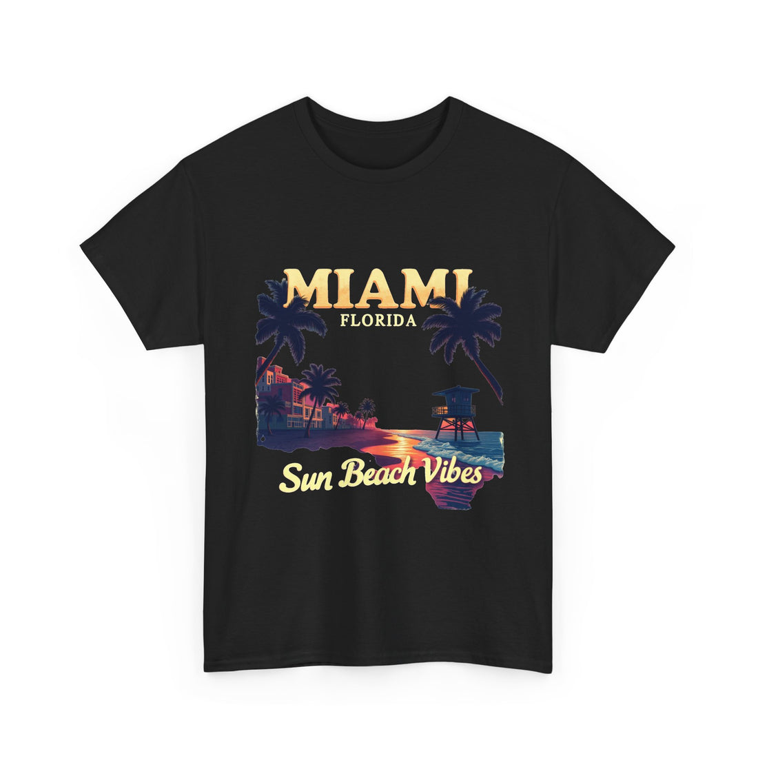 Miami Florida Sun Beach Vibes T-Shirt