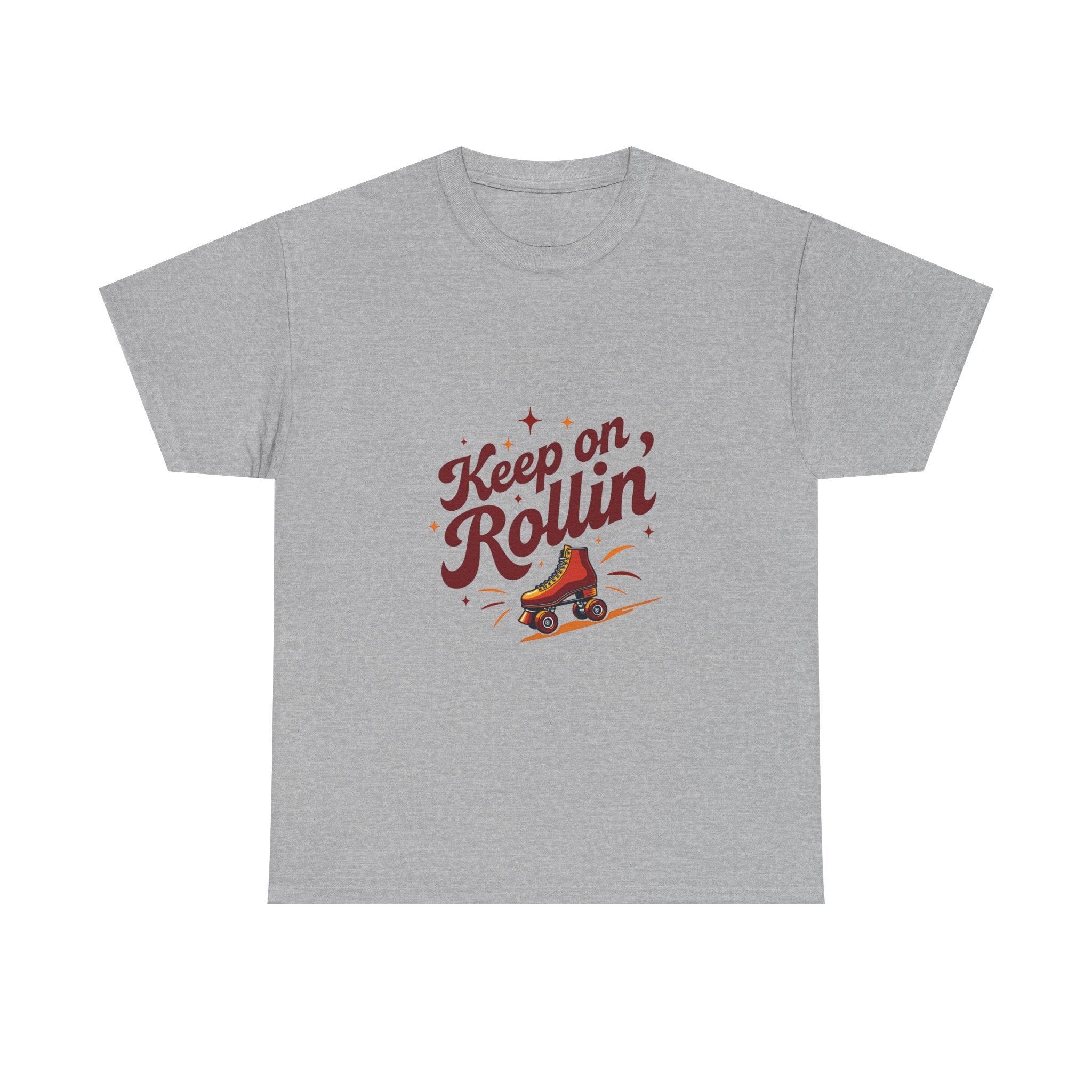 'Keep on Rollin' Tee Retro Roller Skate Graphic T-Shirt
