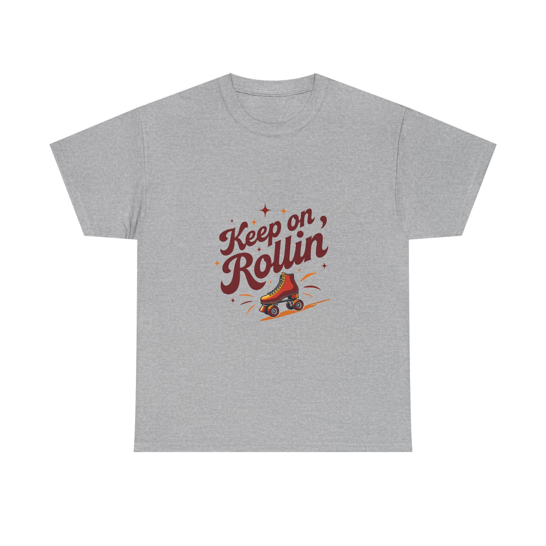 'Keep on Rollin' Tee Retro Roller Skate Graphic T-Shirt