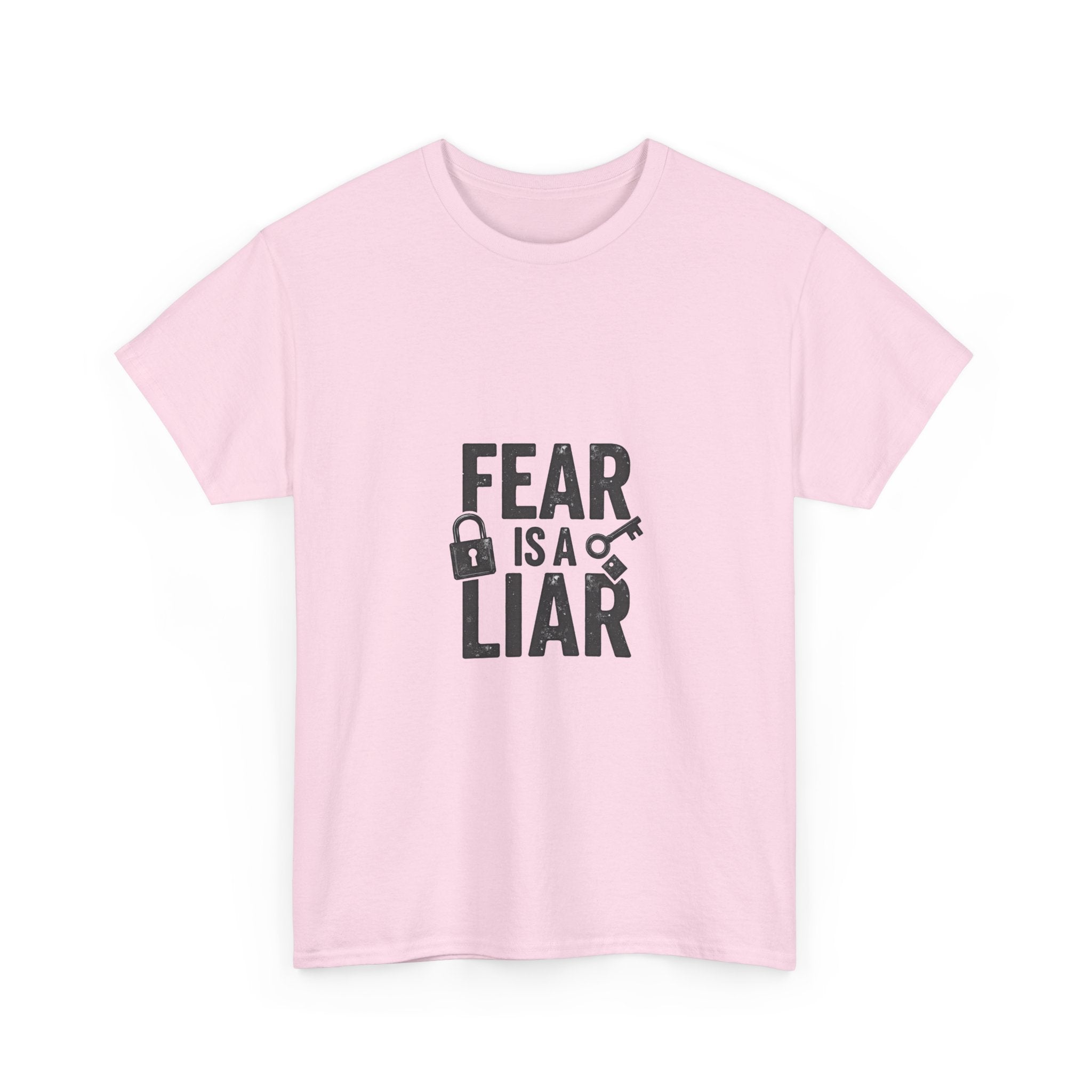 'Fear Is a Liar' Inspirational Faith Graphic T-Shirt