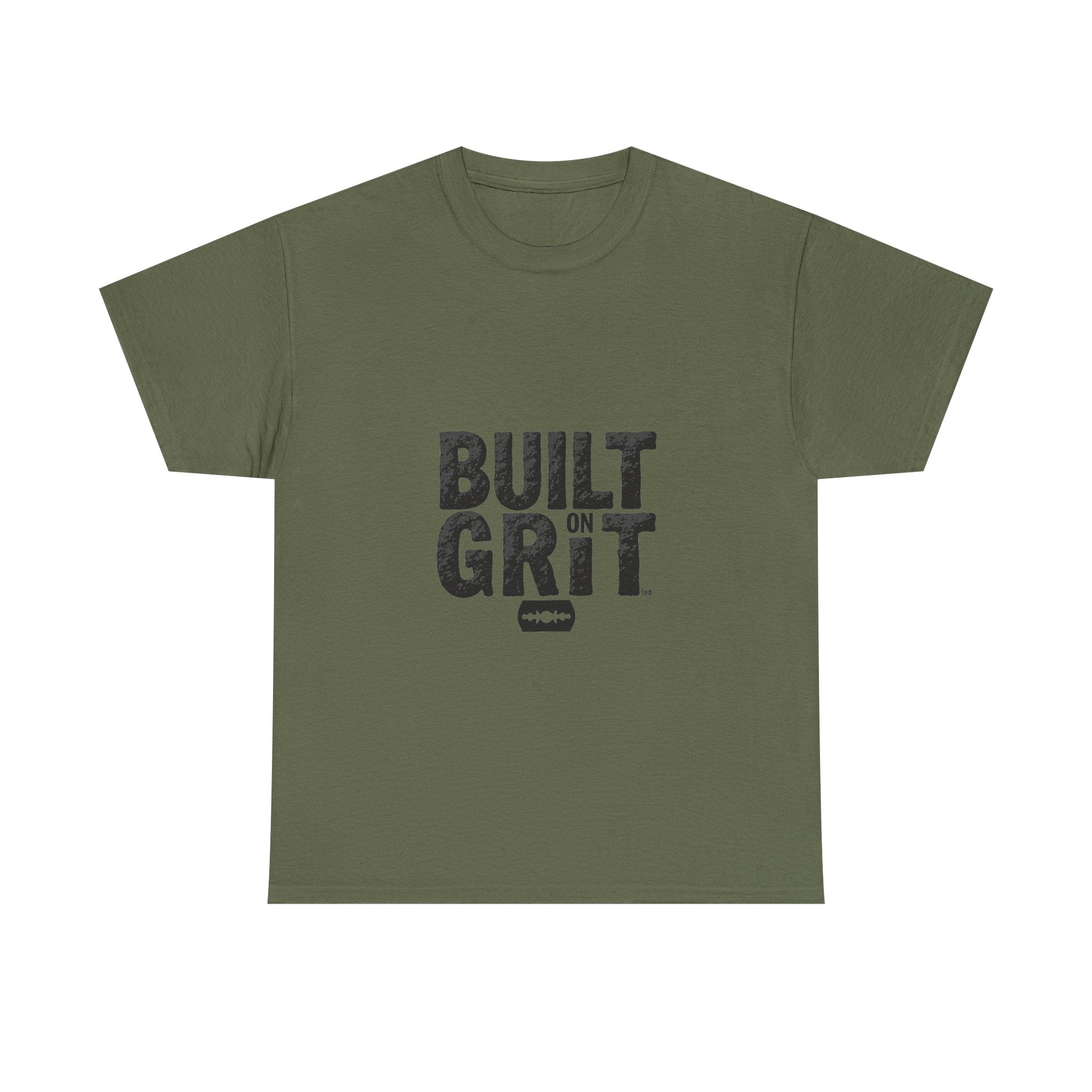 Built on Grit Motivational Graphic T-Shirt