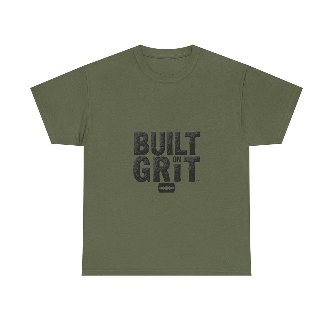 Built on Grit Motivational Graphic T-Shirt