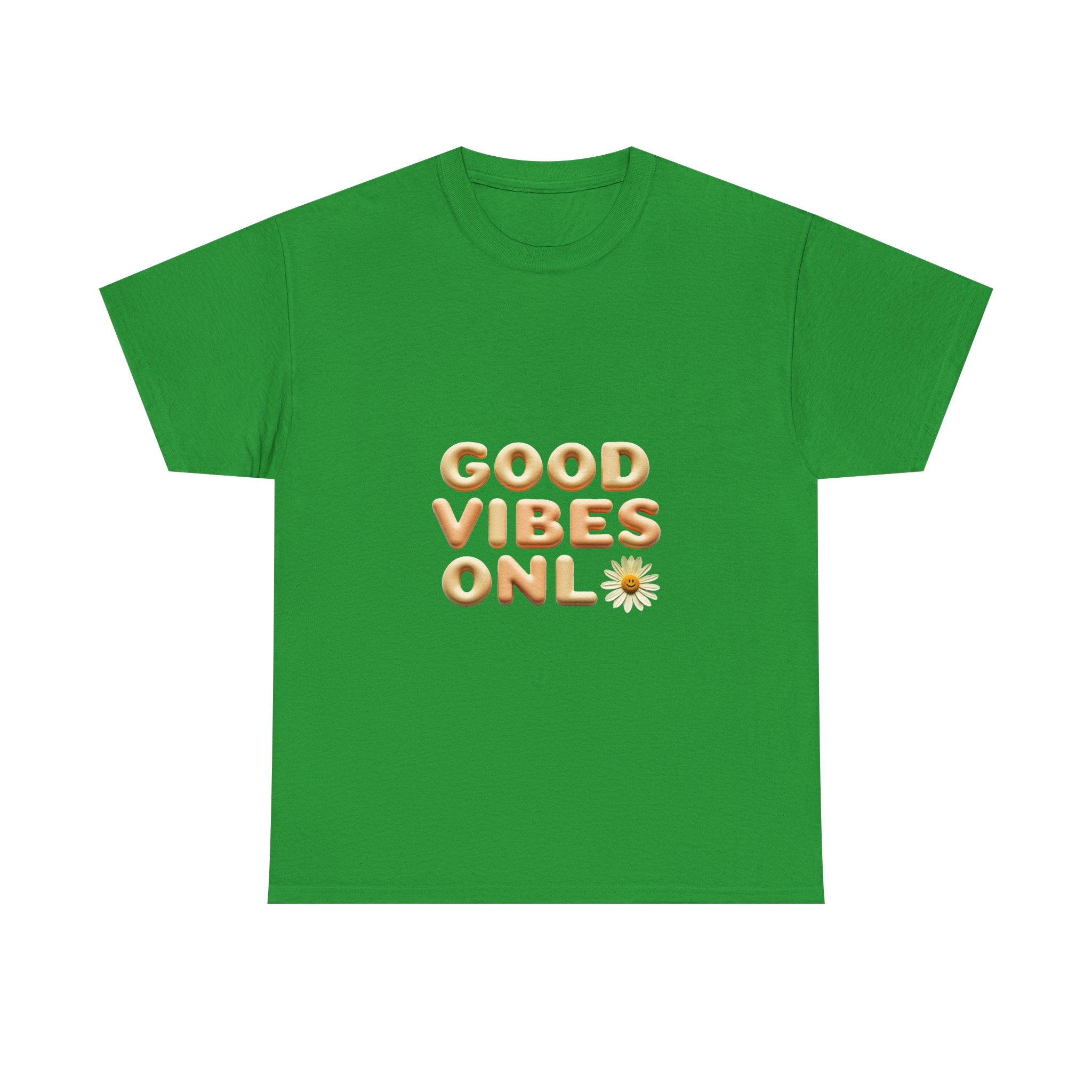 'Good Vibes Only' Cute Daisy Graphic Tee