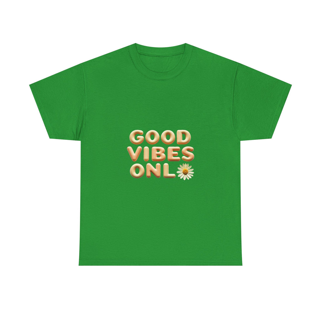 'Good Vibes Only' Cute Daisy Graphic Tee