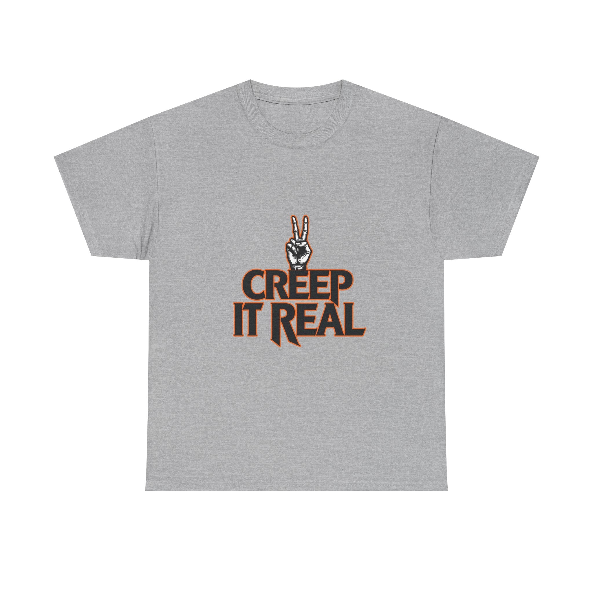 'Creep It Real'  Retro Peace Hand Graphic T-Shirt