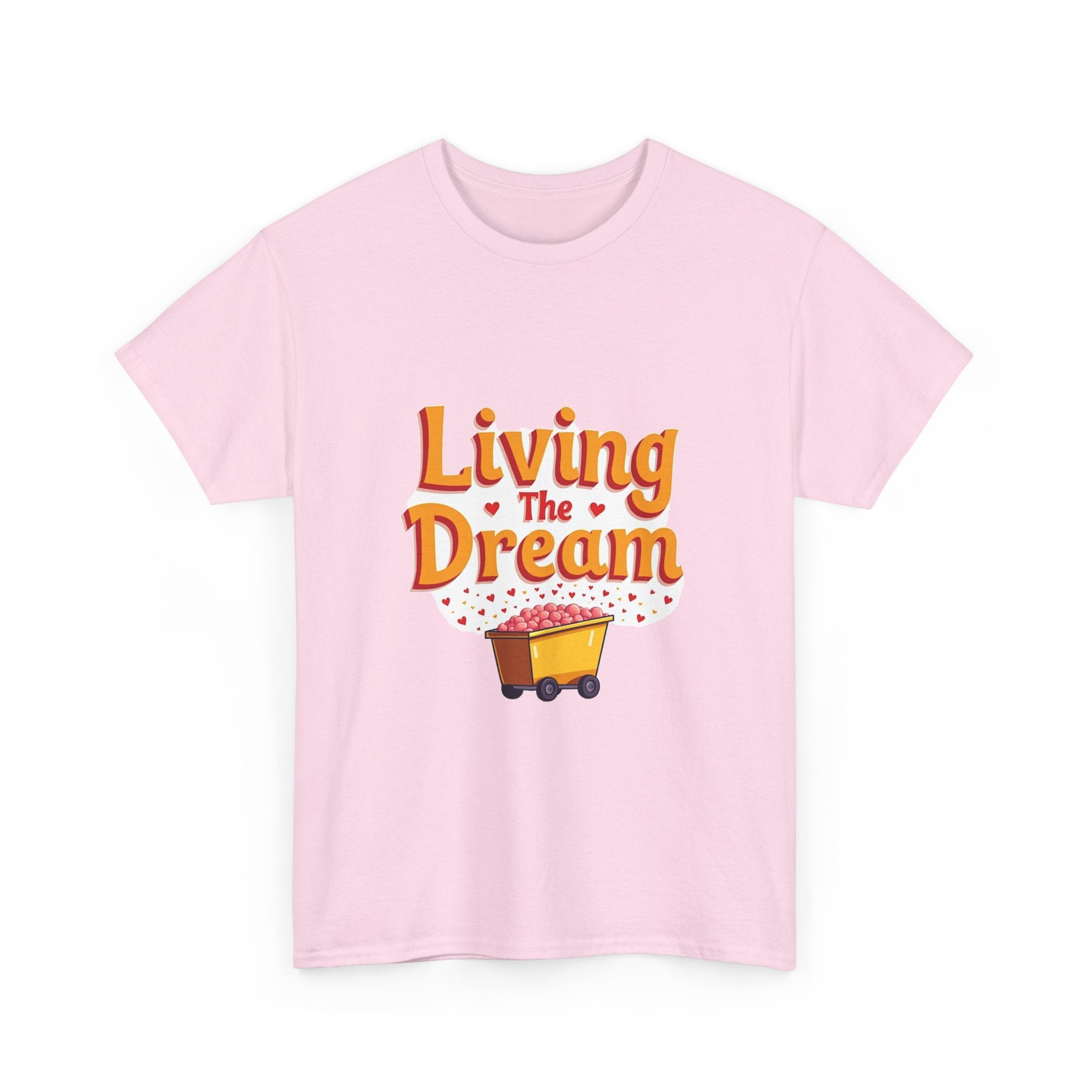 'Living The Dream' Retro Scooter Graphic T-Shirt