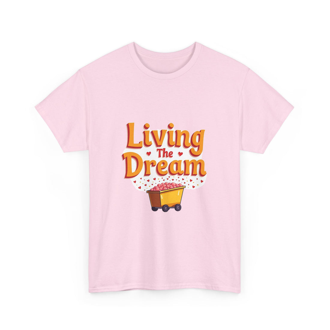 'Living The Dream' Retro Scooter Graphic T-Shirt