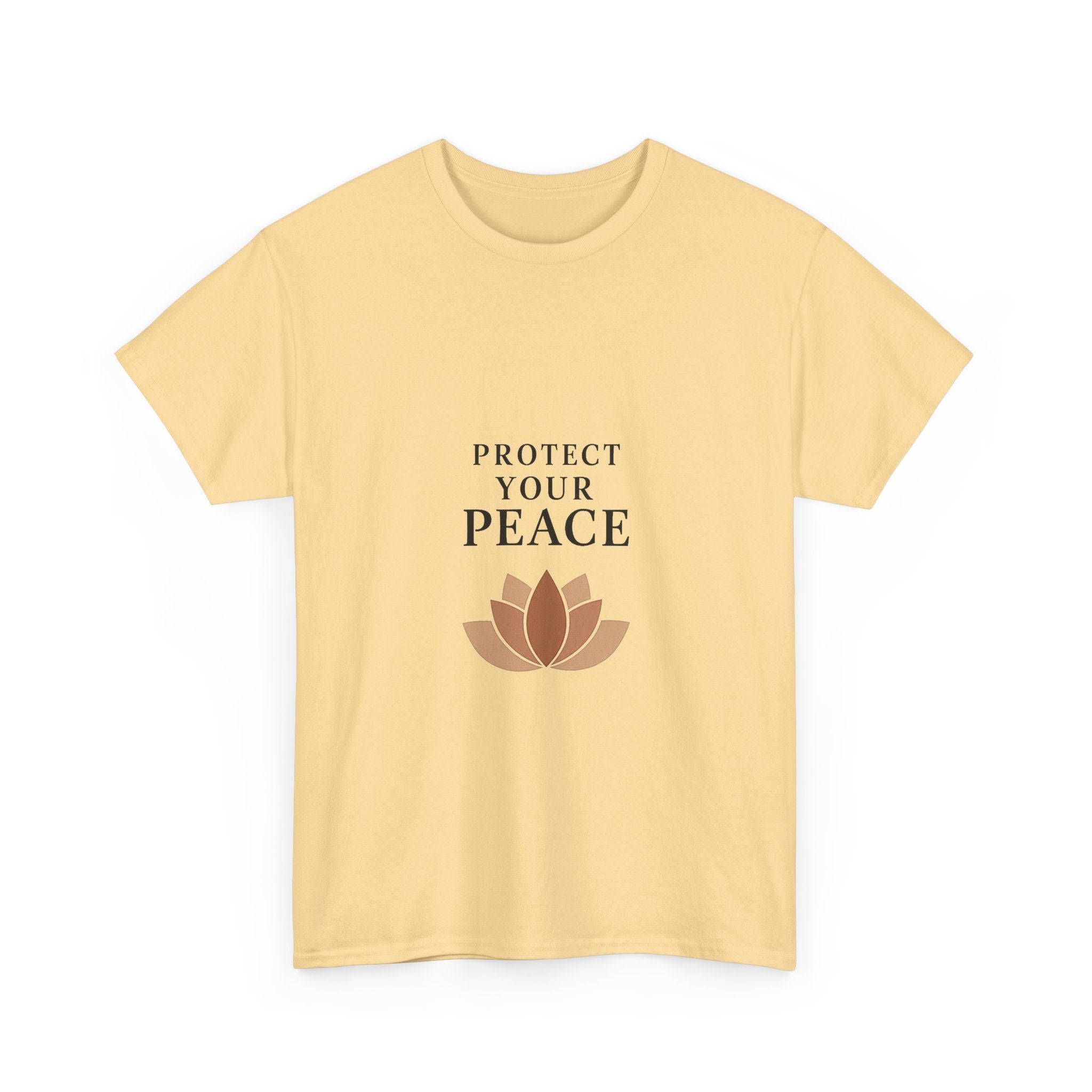 'Protect Your Peace' Lotus Graphic T-Shirt