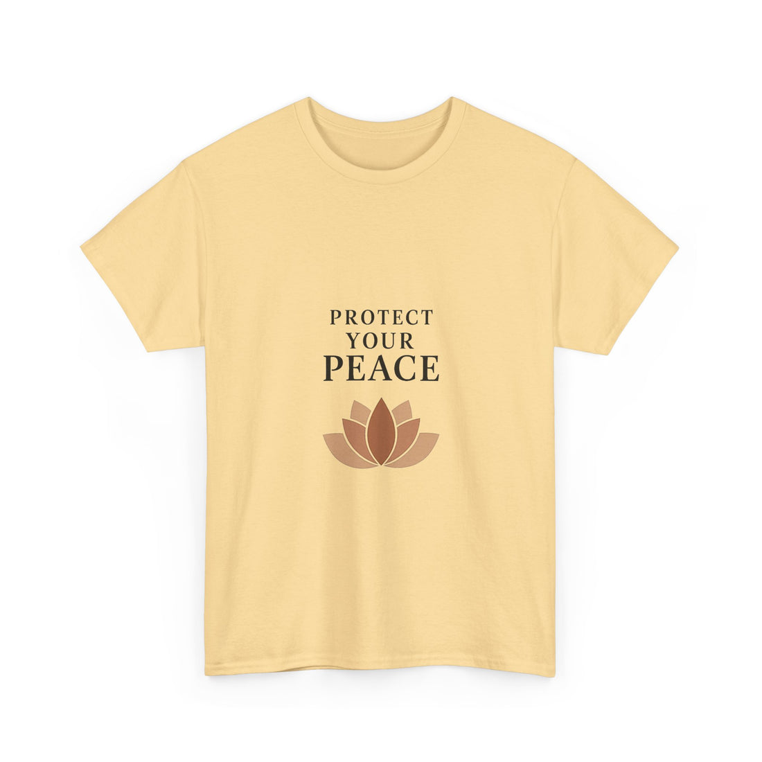 'Protect Your Peace' Lotus Graphic T-Shirt