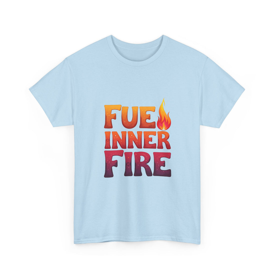 'Fuel Inner Fire 'Inspirational Flame Graphic T-Shirt