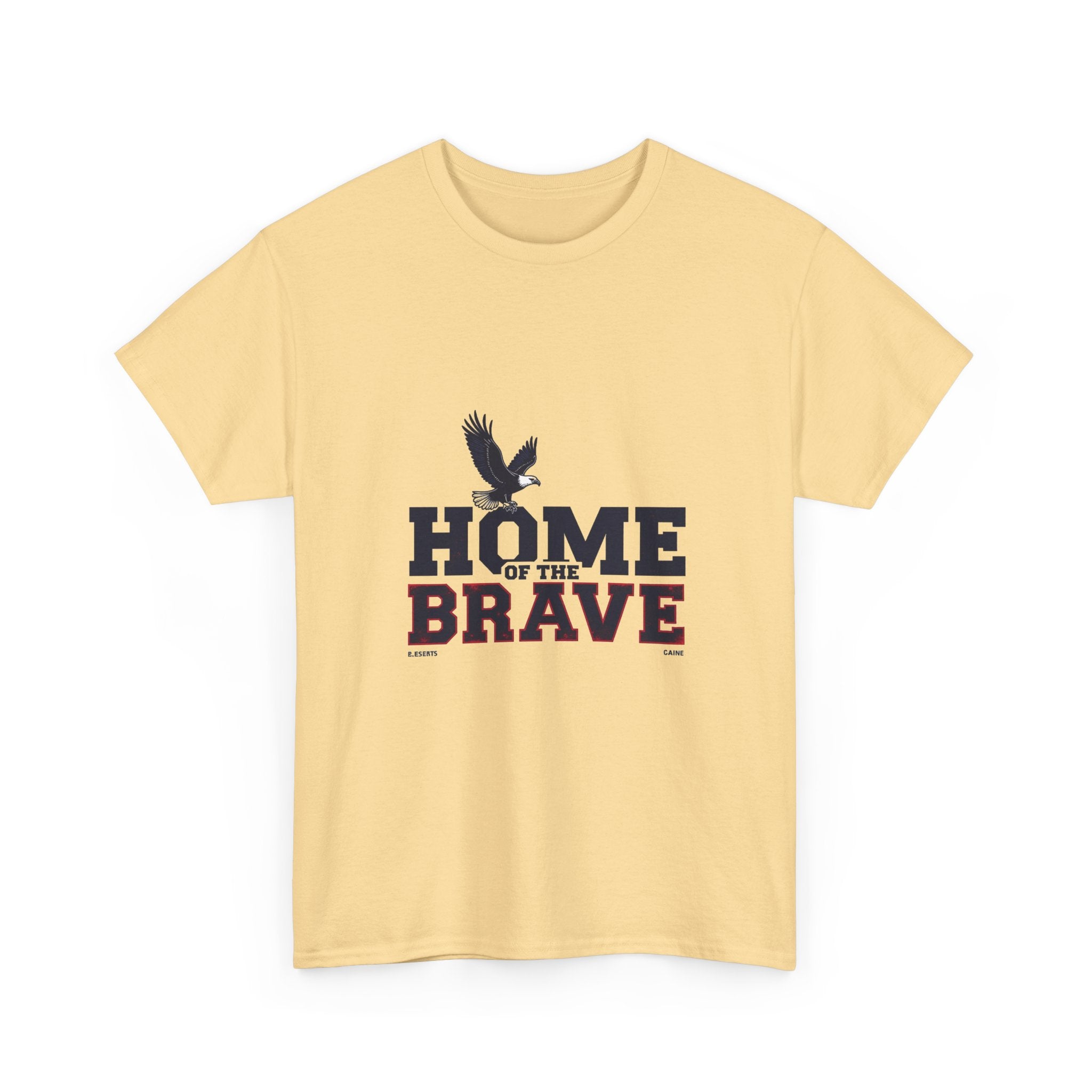 Home of the Brave T-Shirt — Patriotic Eagle Tee for Veterans & Fourth of July