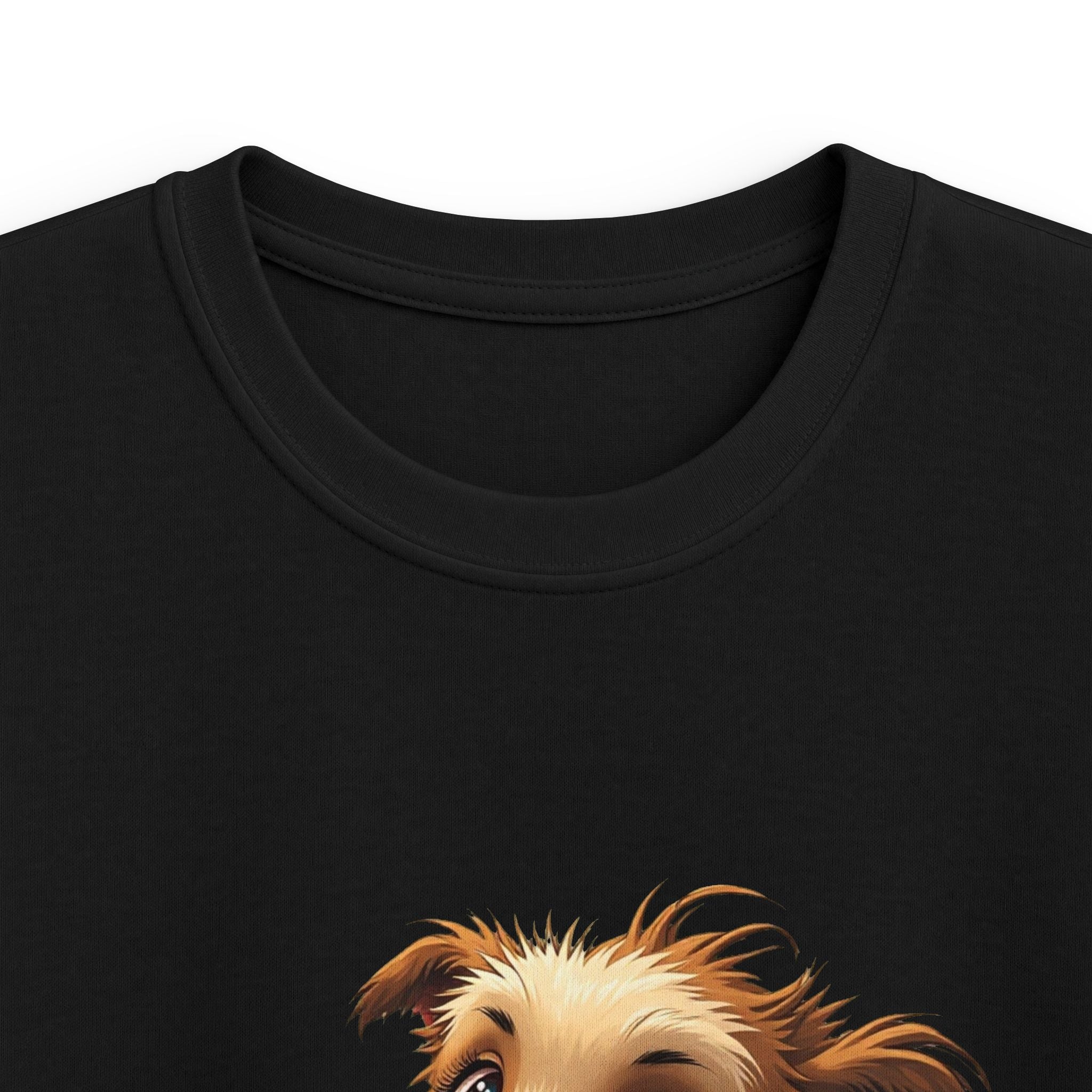 Puppy Graphic Cute Happy Dog Shirt for Children