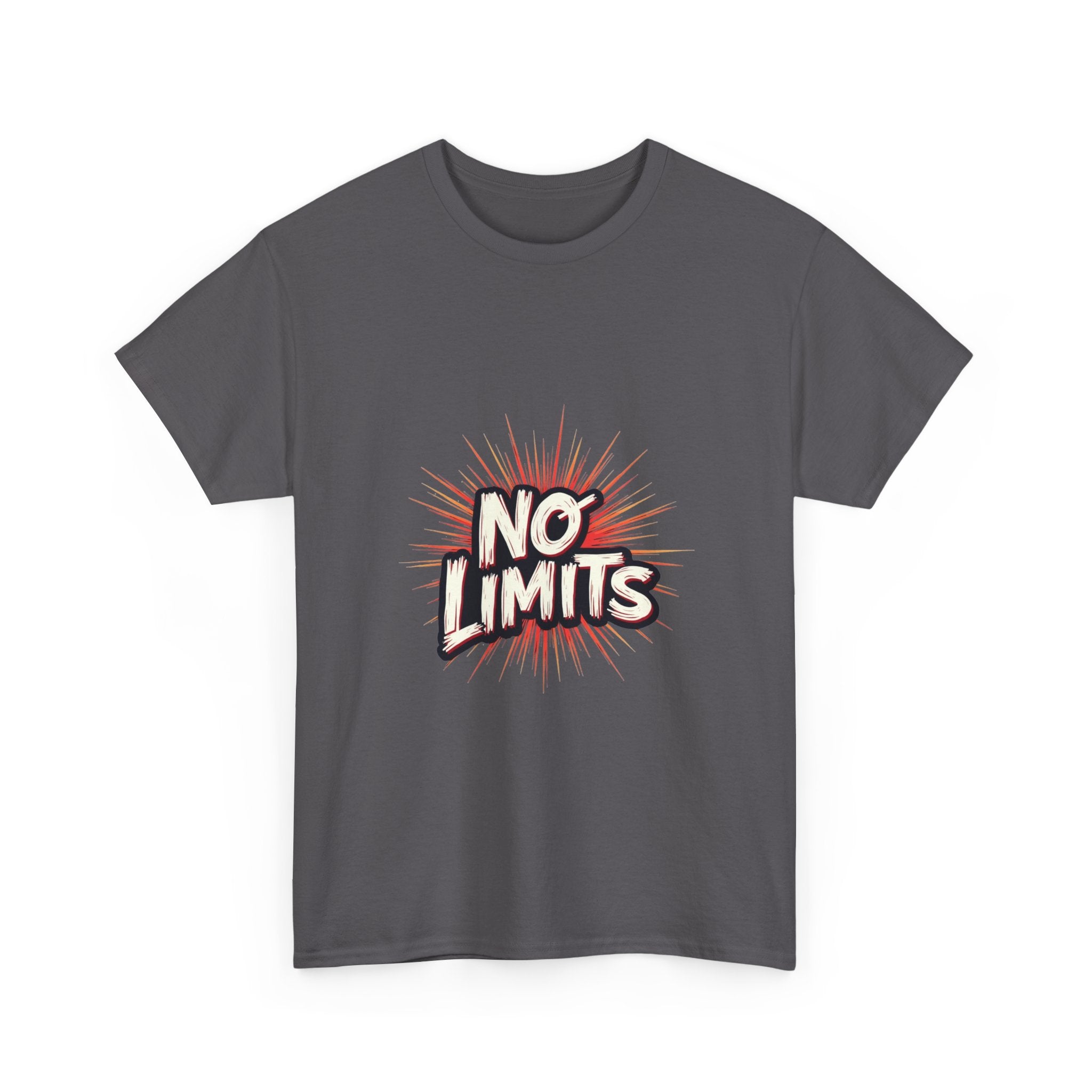'No Limits' Bold Motivational Graphic T-Shirt