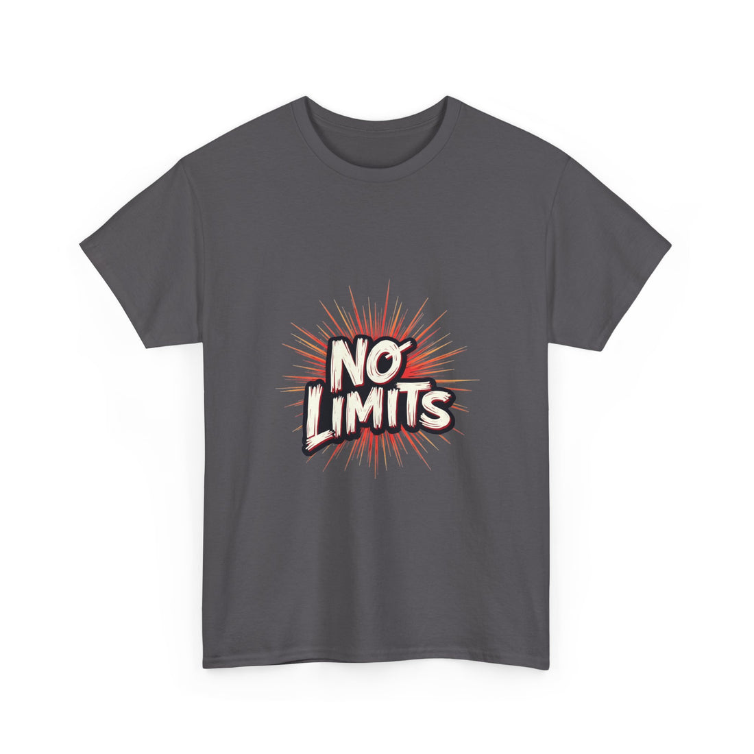 'No Limits' Bold Motivational Graphic T-Shirt