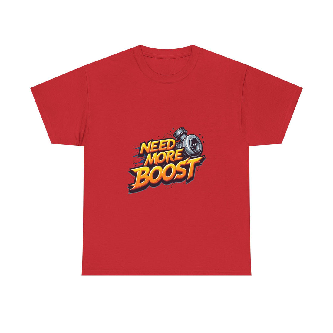'Need More Boost' T-Shirt Turbocharger Racing Graphic T-Shirt