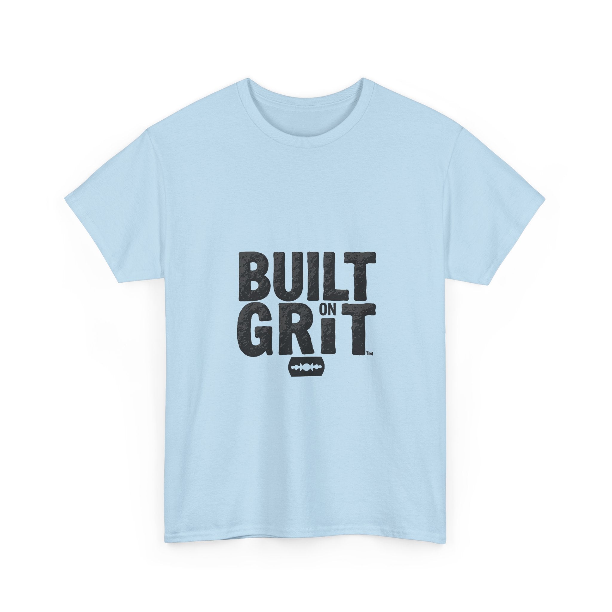 Built on Grit Motivational Graphic T-Shirt