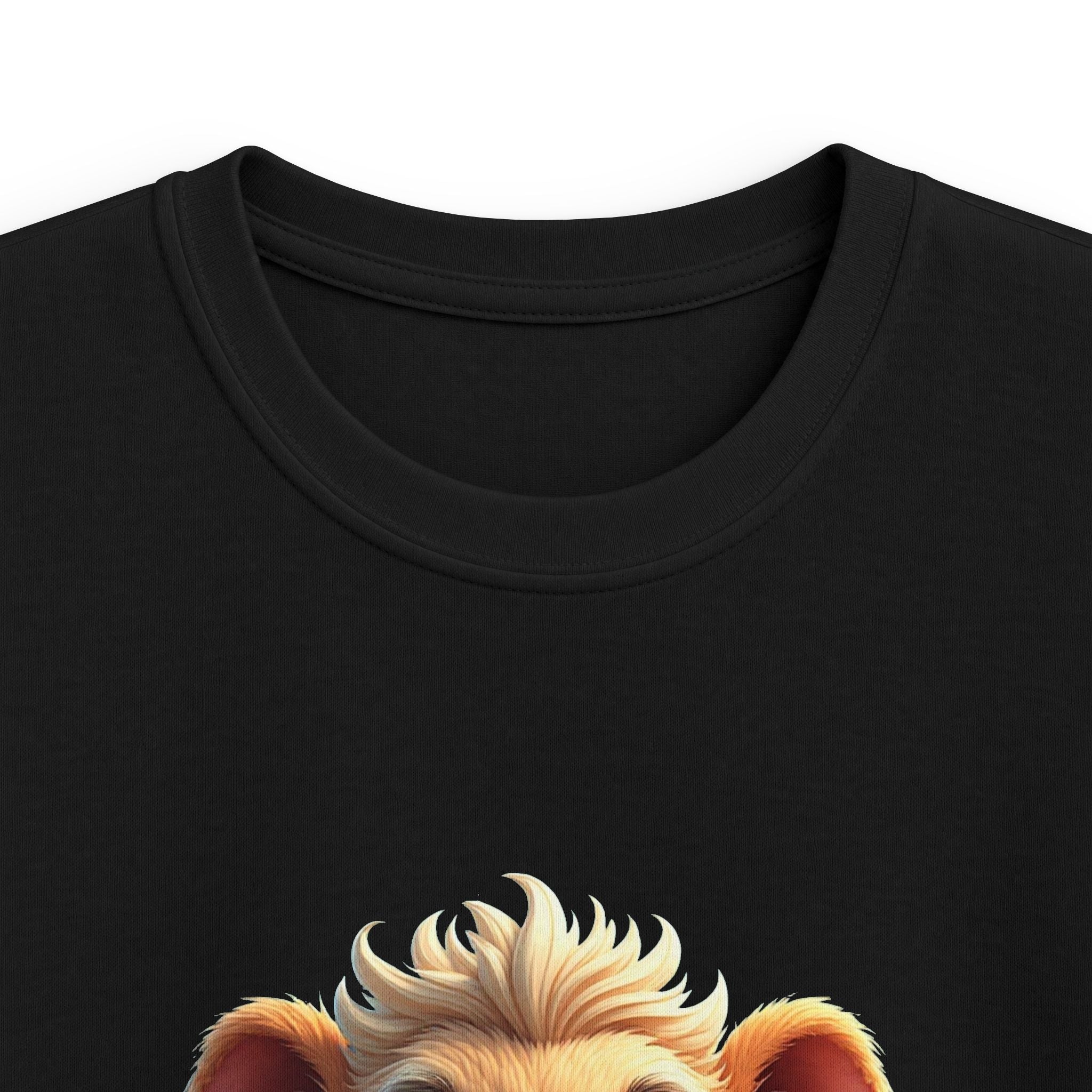 Adorable Smiling Baby Lion Cartoon Shirt