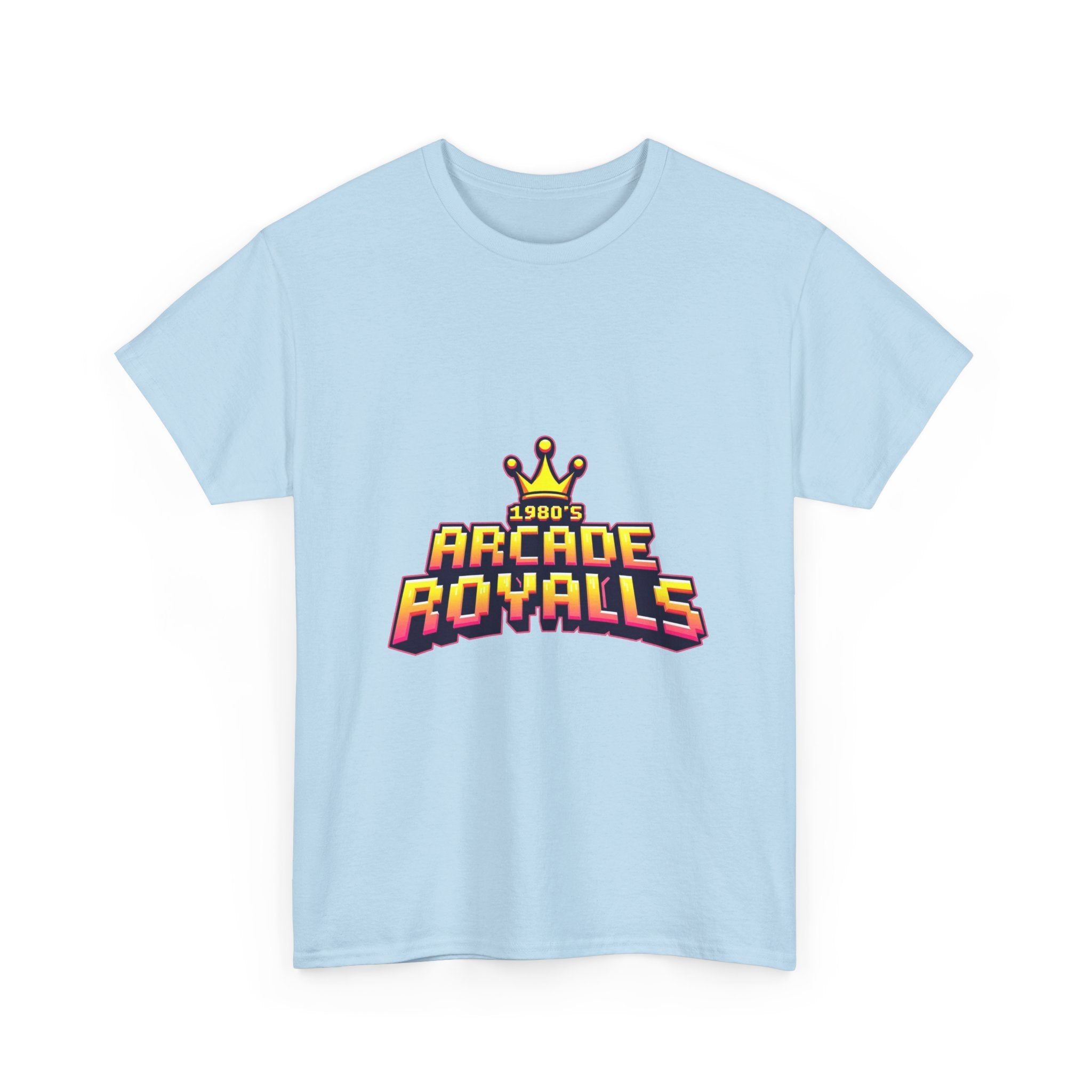 'Arcade Royalls Logo' Retro Gaming Crown T-Shirt
