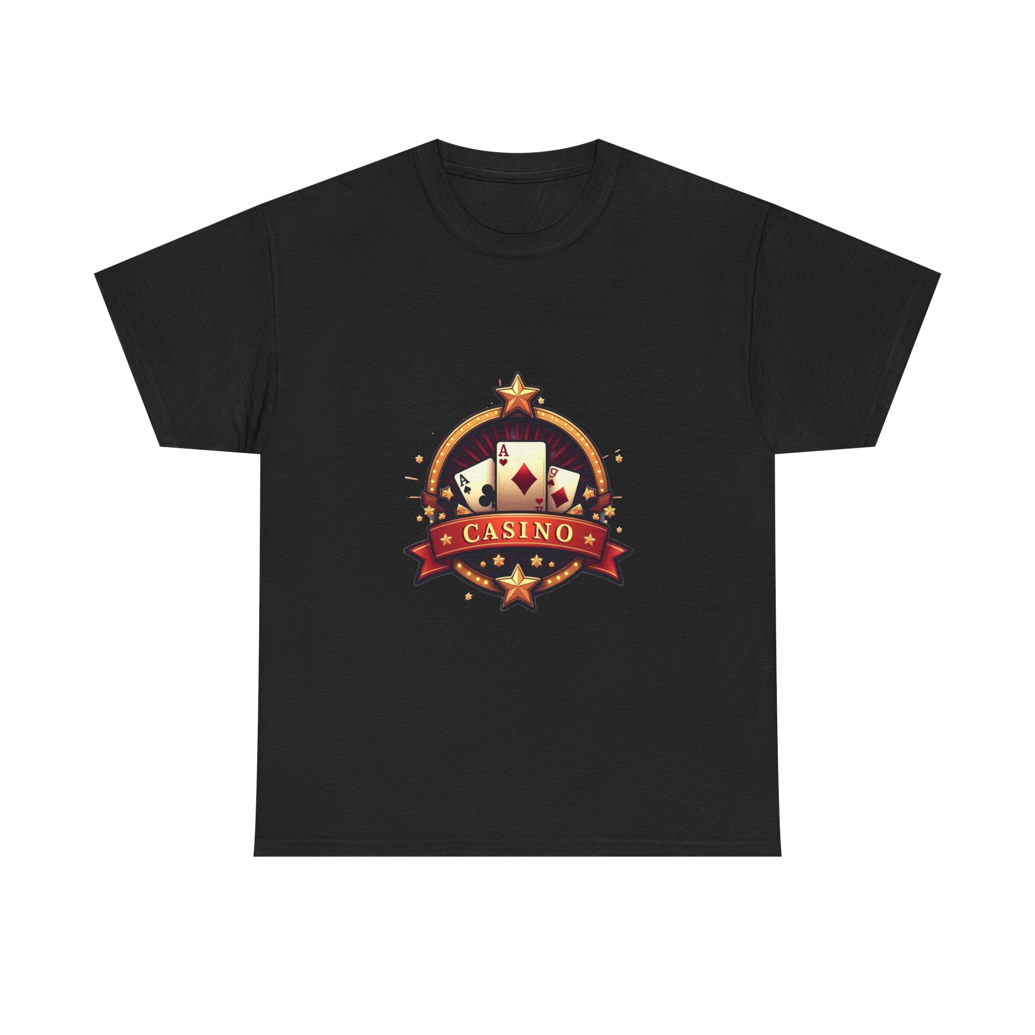 Casino Playing Cards T-Shirt — Vintage Poker Logo Tee