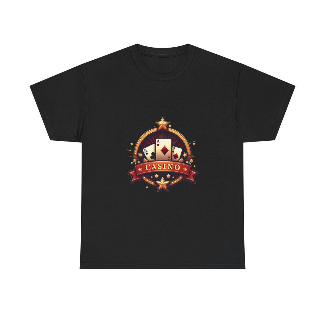 Casino Playing Cards T-Shirt — Vintage Poker Logo Tee