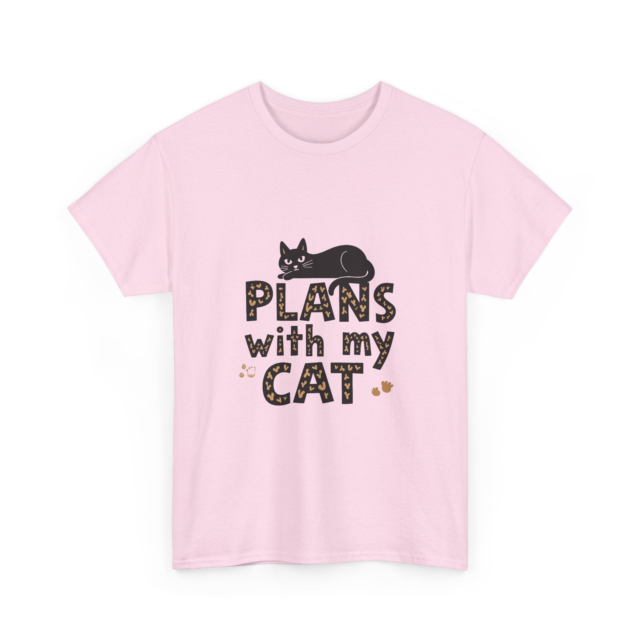 "Plans With My Cat" Graphic T-Shirt