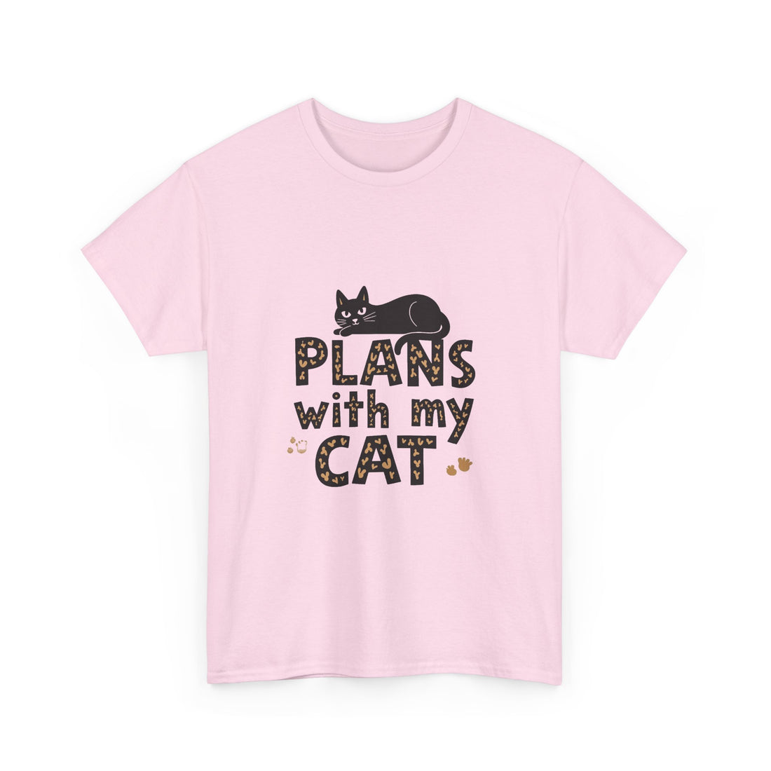 "Plans With My Cat" Graphic T-Shirt