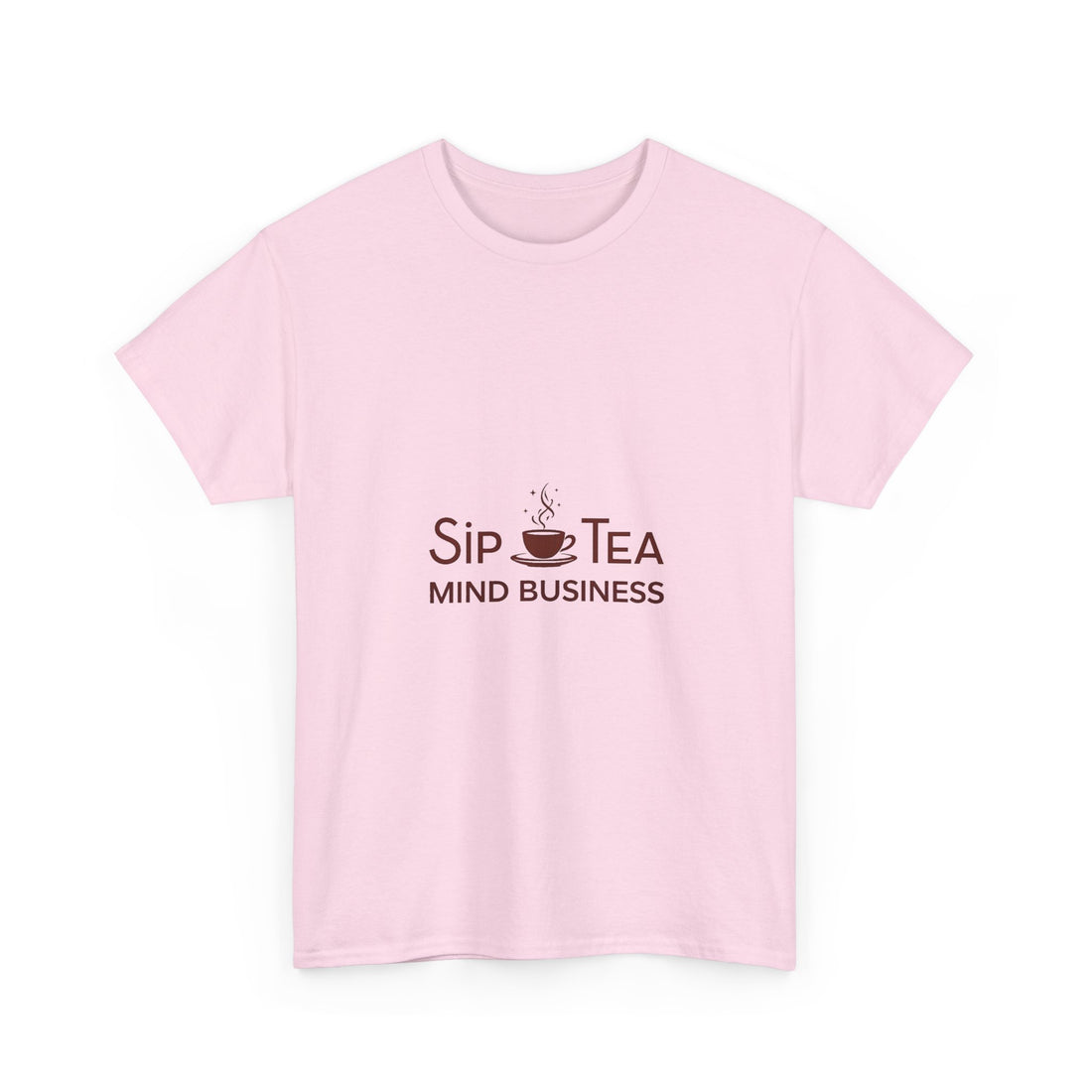 "Sip Tea, Mind Business" Minimal Graphic T-Shirt
